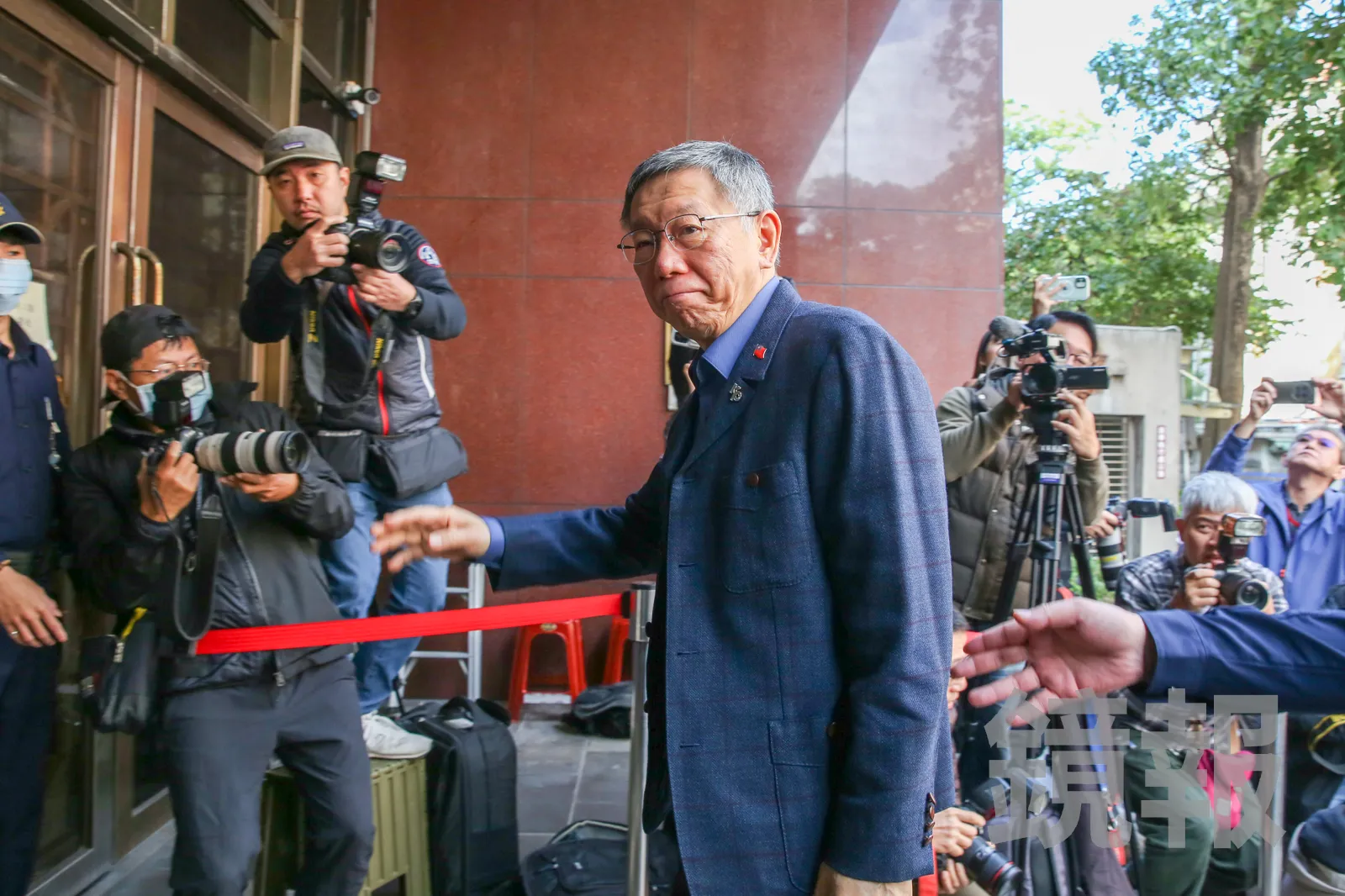 柯文哲涉入京華城容積、政治獻金弊案被判重刑，全案僅有2人一審無罪。（鏡報董孟航攝）