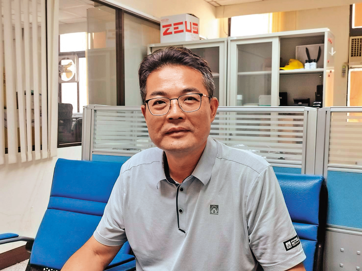 承辦警官林宏霖（圖）表示，陳信凱非常狡猾，偵訊過程就像擠牙膏。（林慶祥攝）