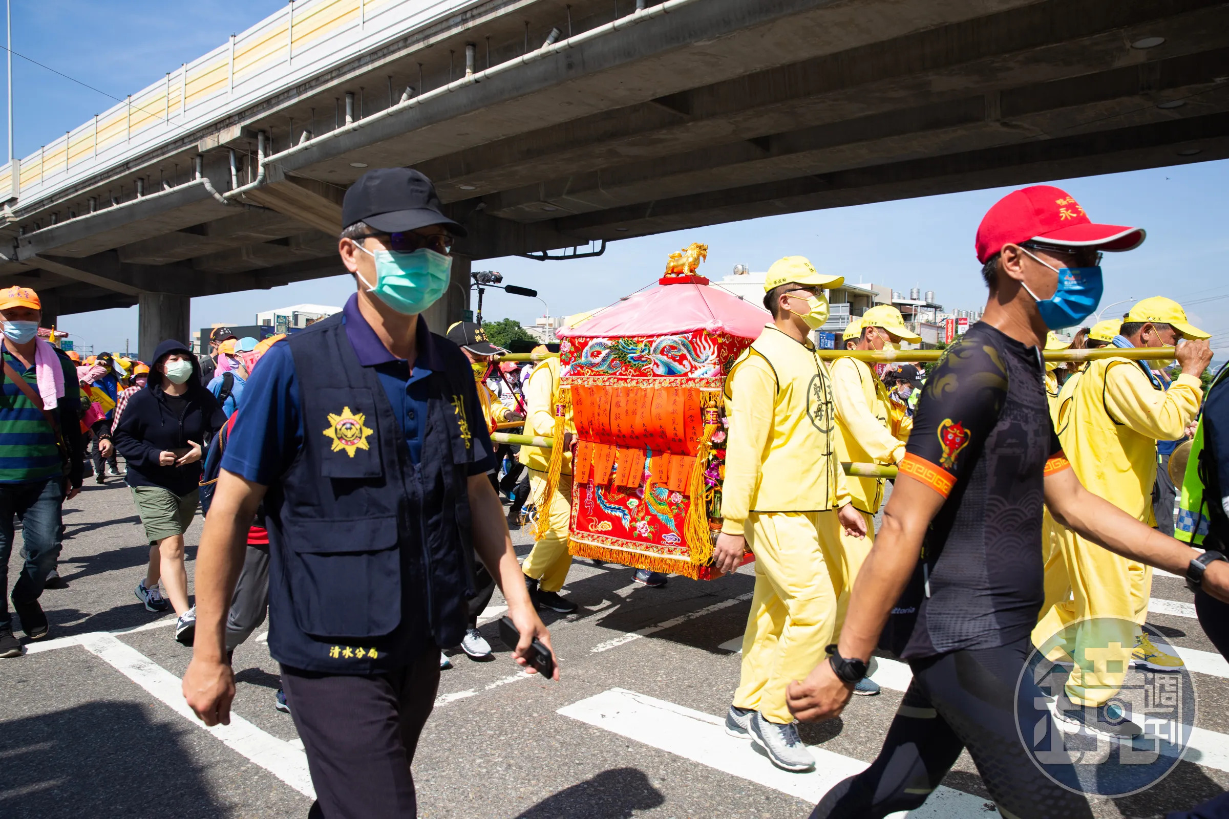 白沙屯媽祖進香路線並無固定路線，時常傳出神蹟感動眾多信徒。（本刊資料照）