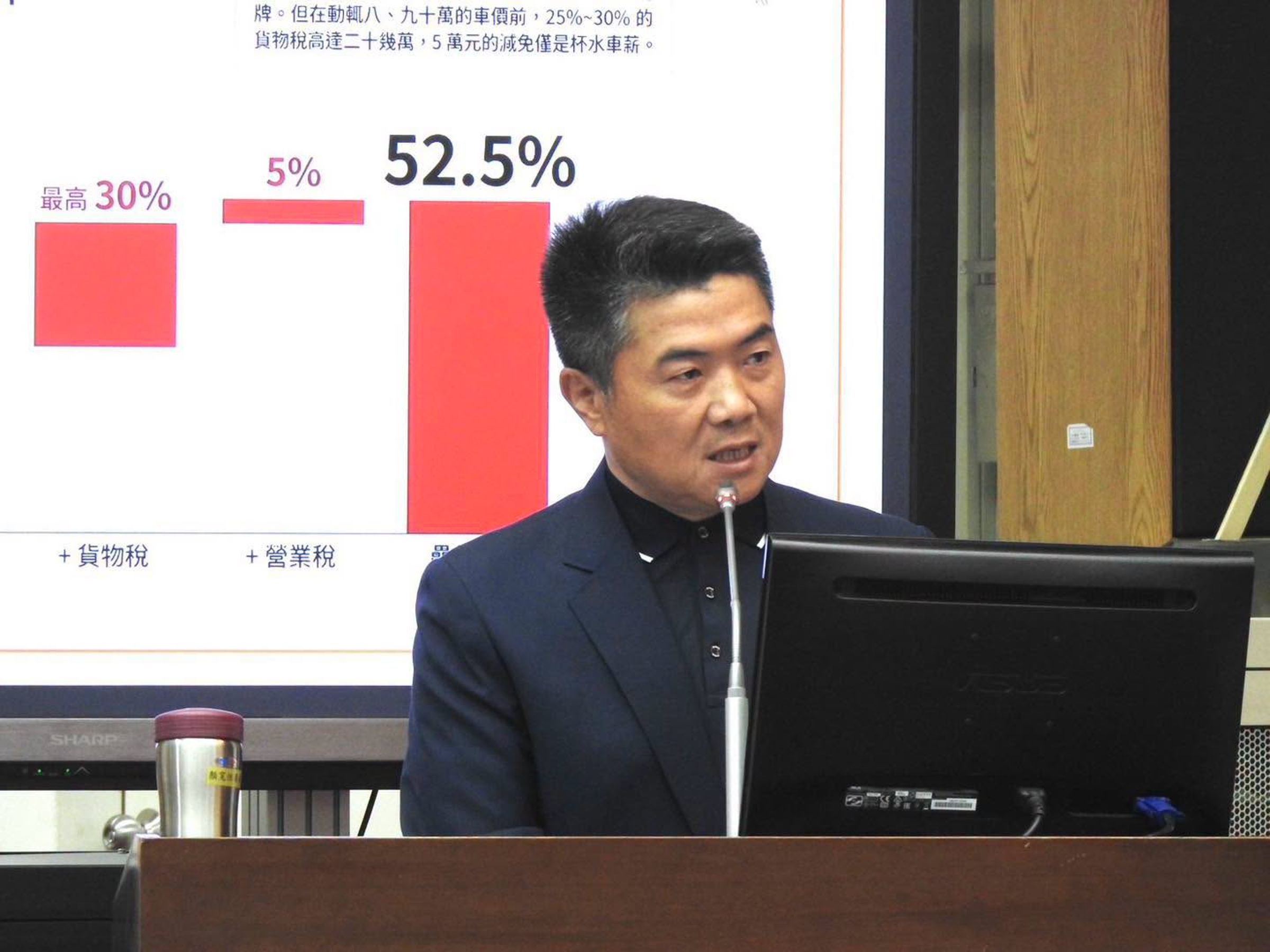 顏寬恒財產申報少了兩輛車,遭監院開罰52萬元。(翻攝顏寬恒臉書)