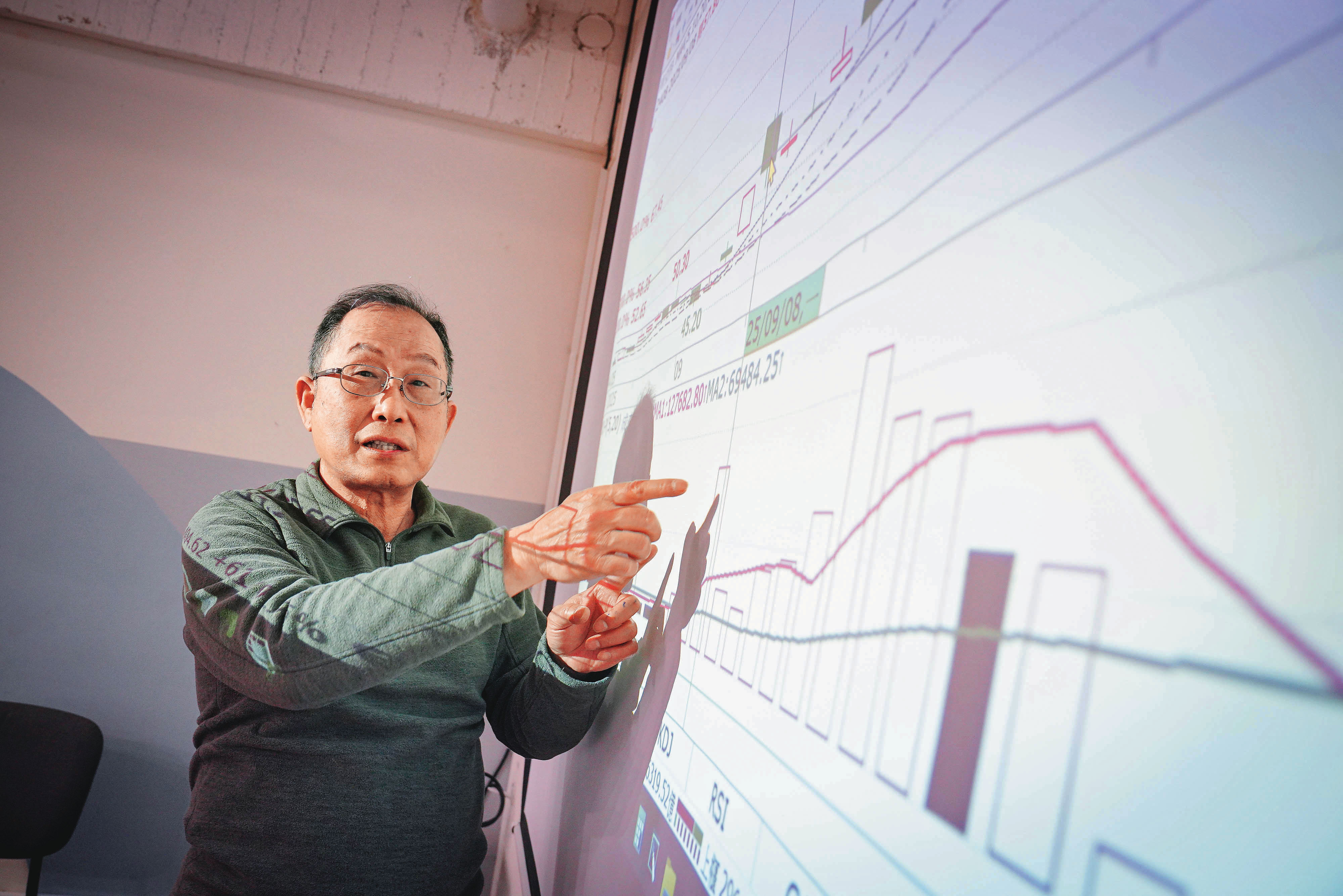 謝佳穎強調，資金要做有效率的運用，關鍵就在看懂滾量突破。