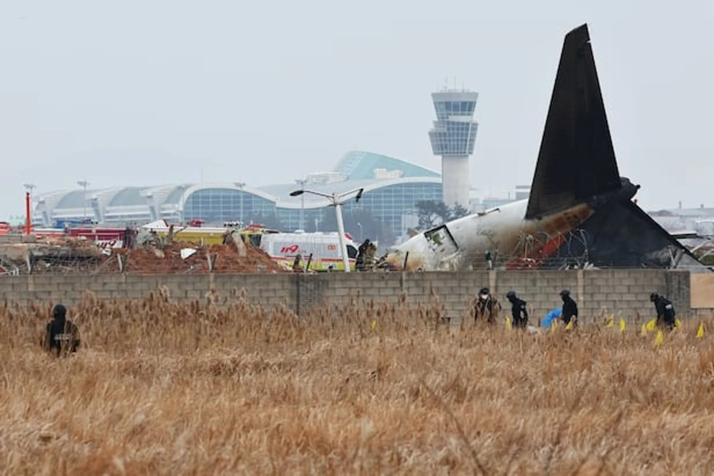 2024年12月29日，南韓濟州航空客機飛抵全羅南道務安國際機場降落時，發生了震驚國際的179人罹難慘劇。（翻自《朝鮮日報》）