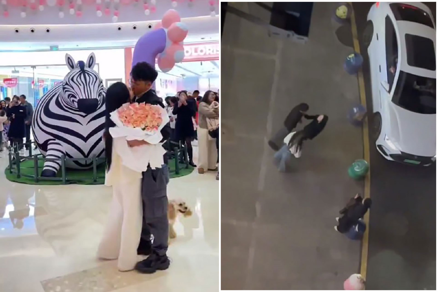 渣男腳踏多條船，女友滑手機看熱門影片意外捉姦！他的報應也來了。（翻自《吃瓜網》）