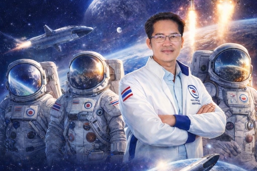 泰國「新另類黨」總理候選人蒙功吉上週拋出「允許女性擁有4名丈夫」政見,引發輿論譁然。(翻攝自蒙功吉臉書)