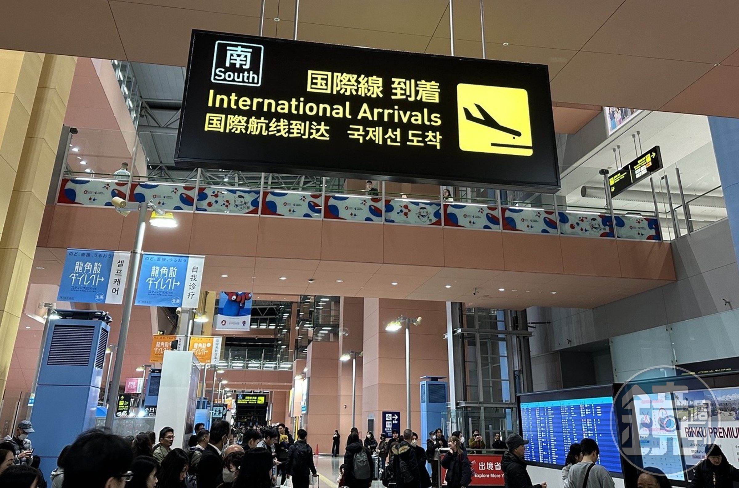 中日關係緊張,許多從中國各地飛往大阪關西機場的航班被取消。(資料照)