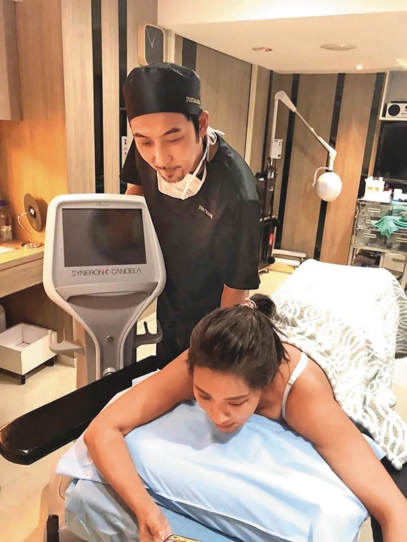 李進良（左）定義與前妻小禎（右）的關係，說「我是她唯一發生過關係的家人」。（翻攝自小禎臉書）