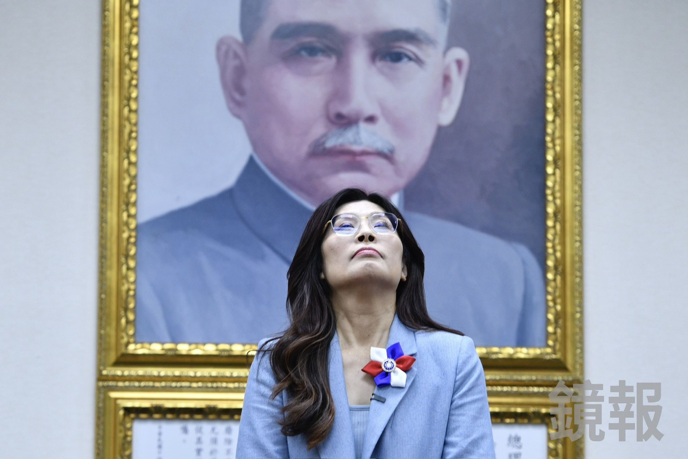 鄭麗文當選國民黨黨主席。(鏡報李智為攝)