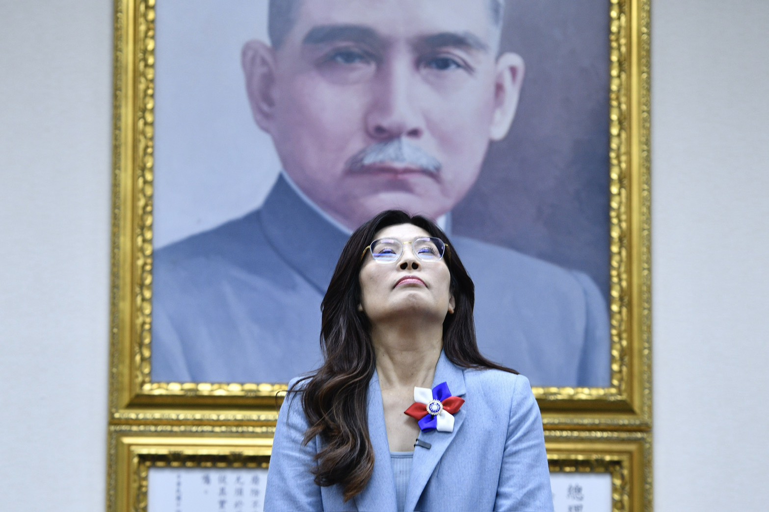 鄭麗文當選國民黨黨主席。（鏡報李智為攝）