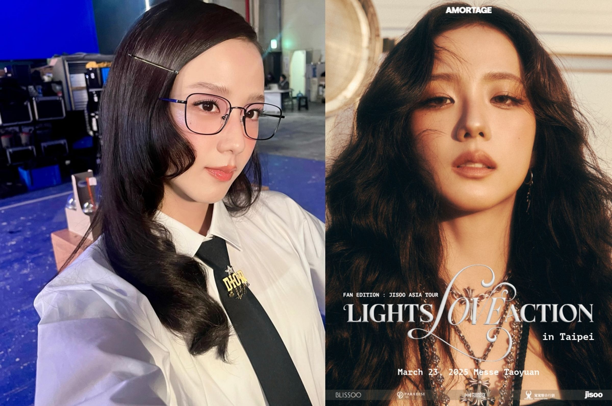 JISOO將成為第2位在台舉辦個人專場的BLACKPINK成員。（左翻攝JISOO INS，右：寬寬整合行銷提供）