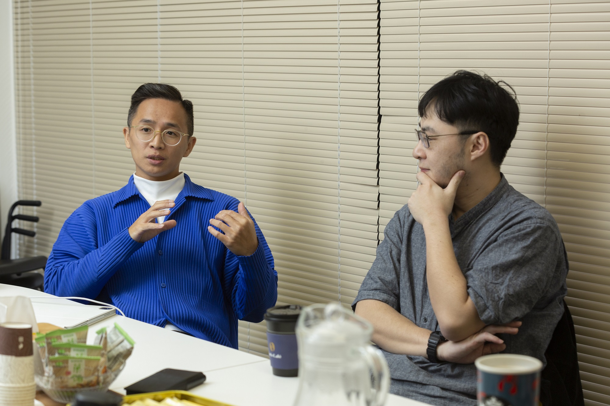 繼時代劇《商魂》後，高瑞陽（左）希望繼續傳遞企業家精神，打造商戰3部曲。