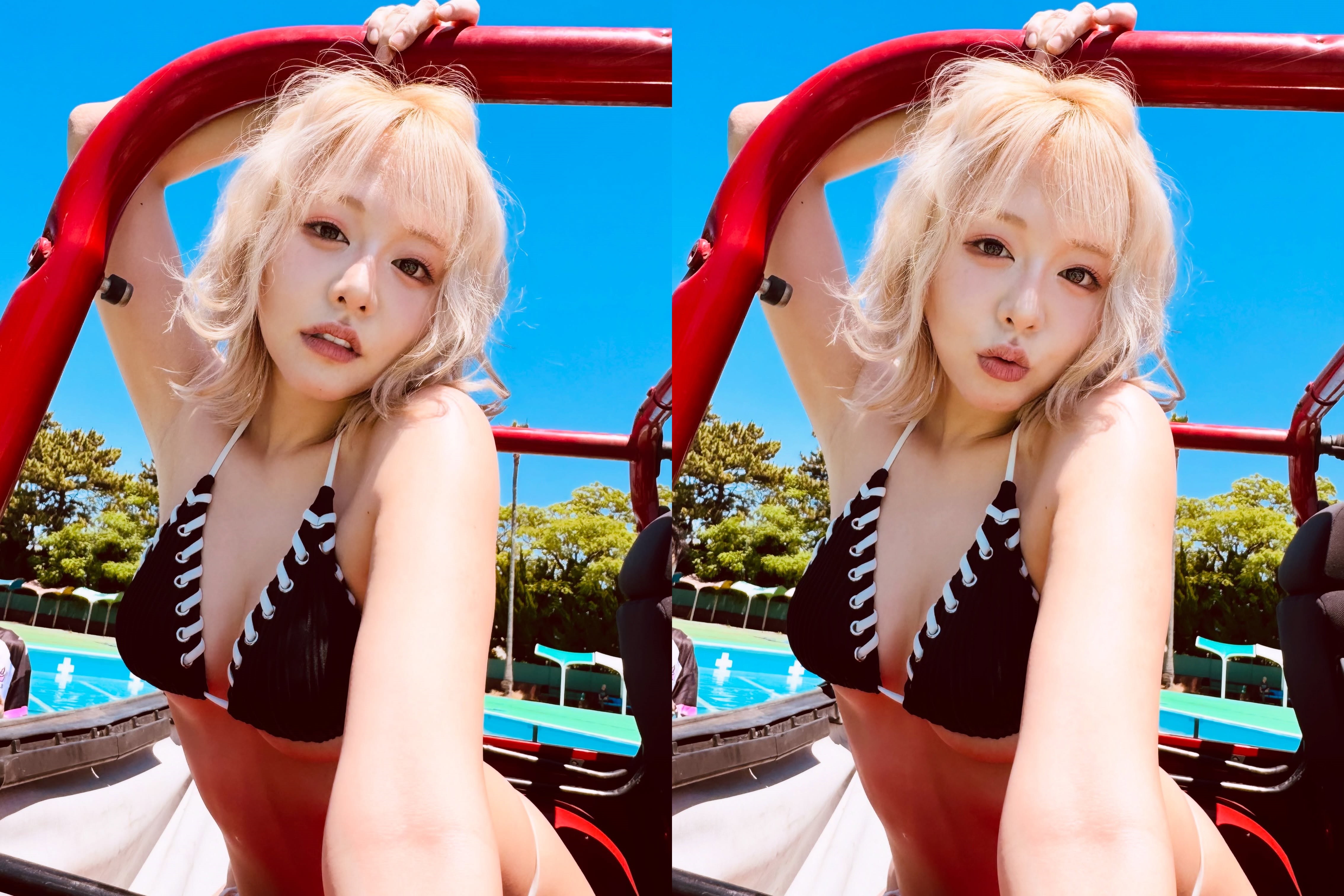 日本前AV女優濱崎真緒發文直指台灣低薪,隔天幽默自嘲「吃錯誠實豆沙包」,並大讚台灣臭豆腐超好吃,高情商向粉絲撒嬌消火。(翻攝自臉書浜崎真緒)