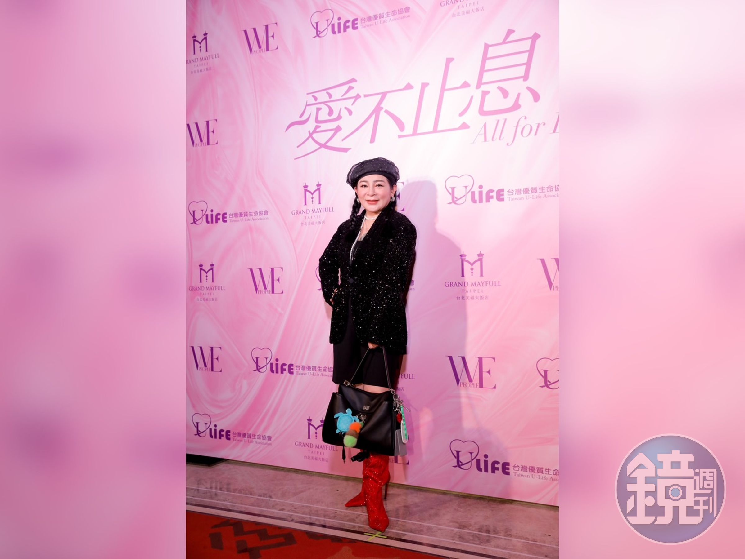 王彩樺出席募款餐會。