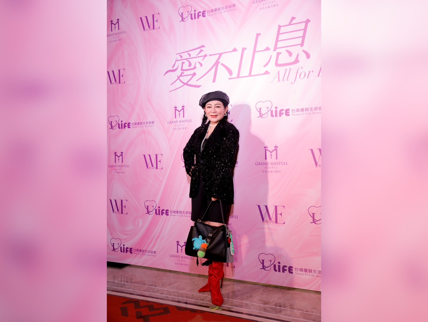 王彩樺出席募款餐會。