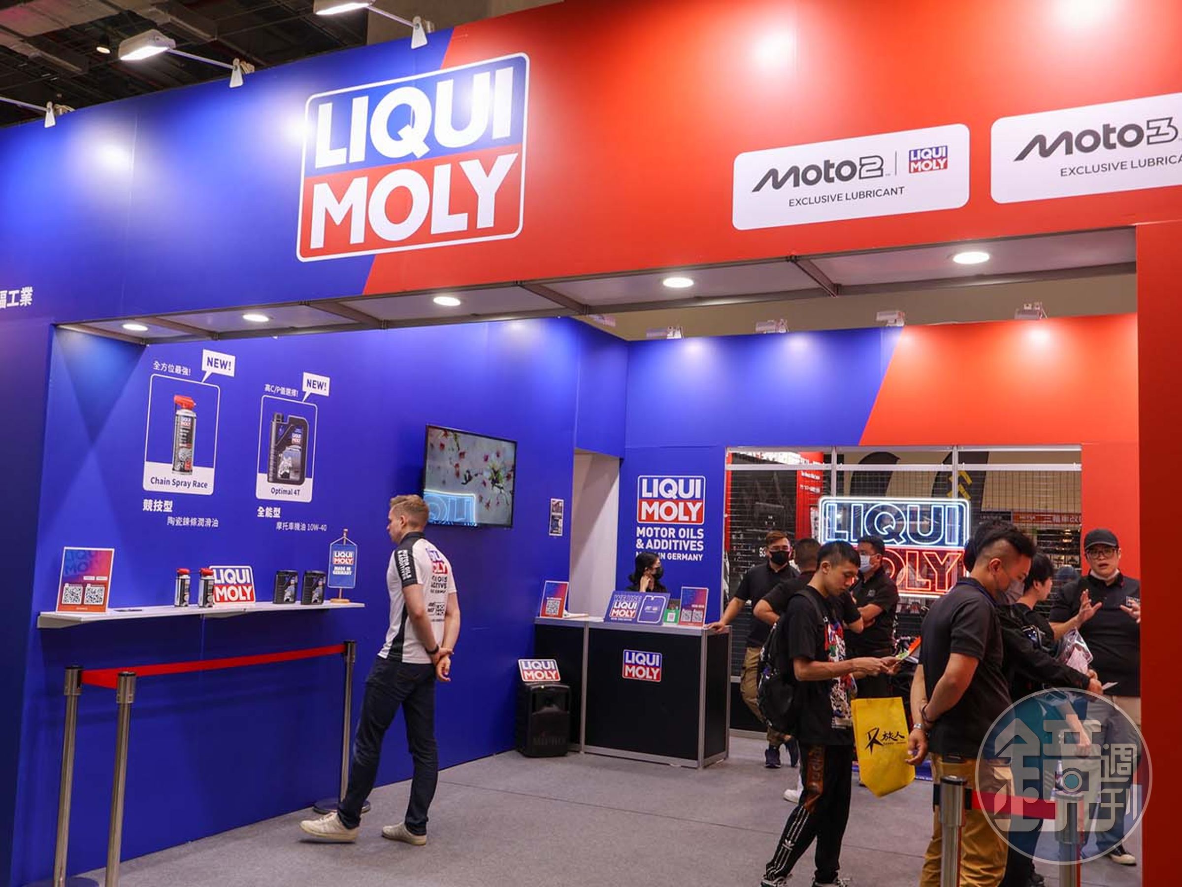 LIQUI MOLY機油等周邊產品也有出席今年度的重機展。