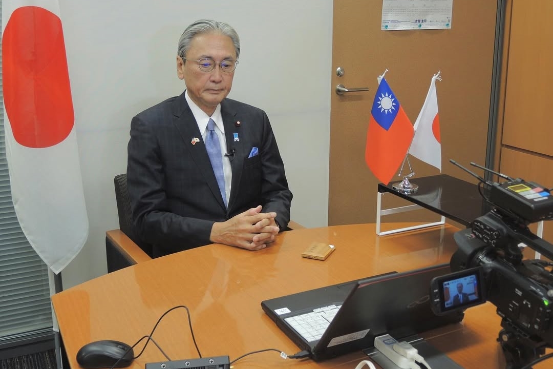 此次代表團由自民黨選舉對策委員長、日華懇會長古屋圭司領軍，共計28位國會議員來台。（翻攝自古屋圭司IG）