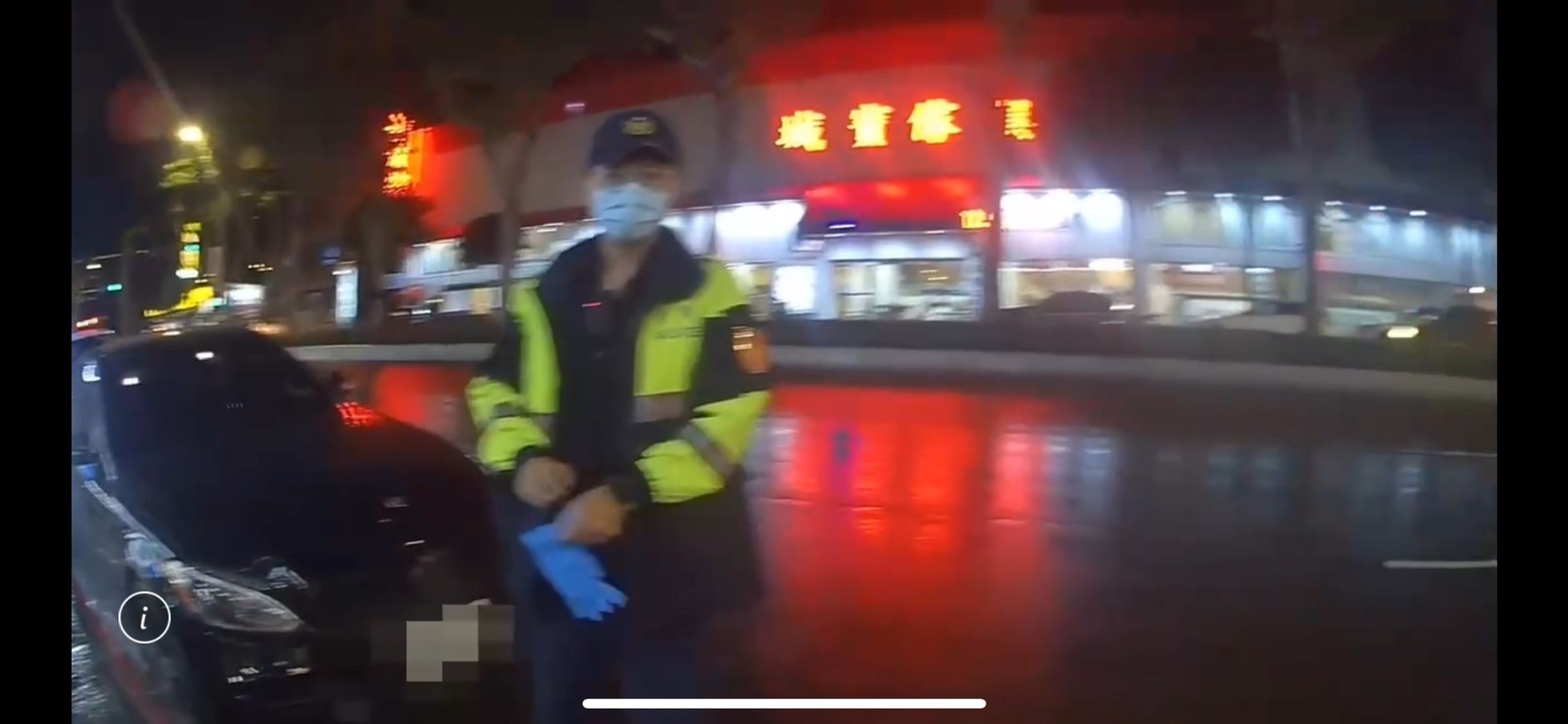 警方查獲掛偽造車牌上路案。（警方提供）