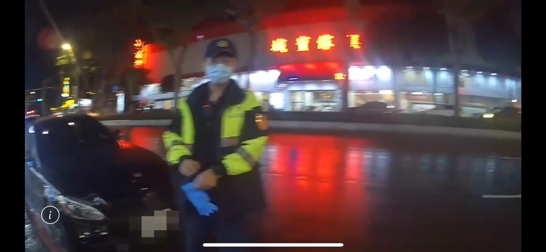 警方查獲掛偽造車牌上路案。（警方提供）