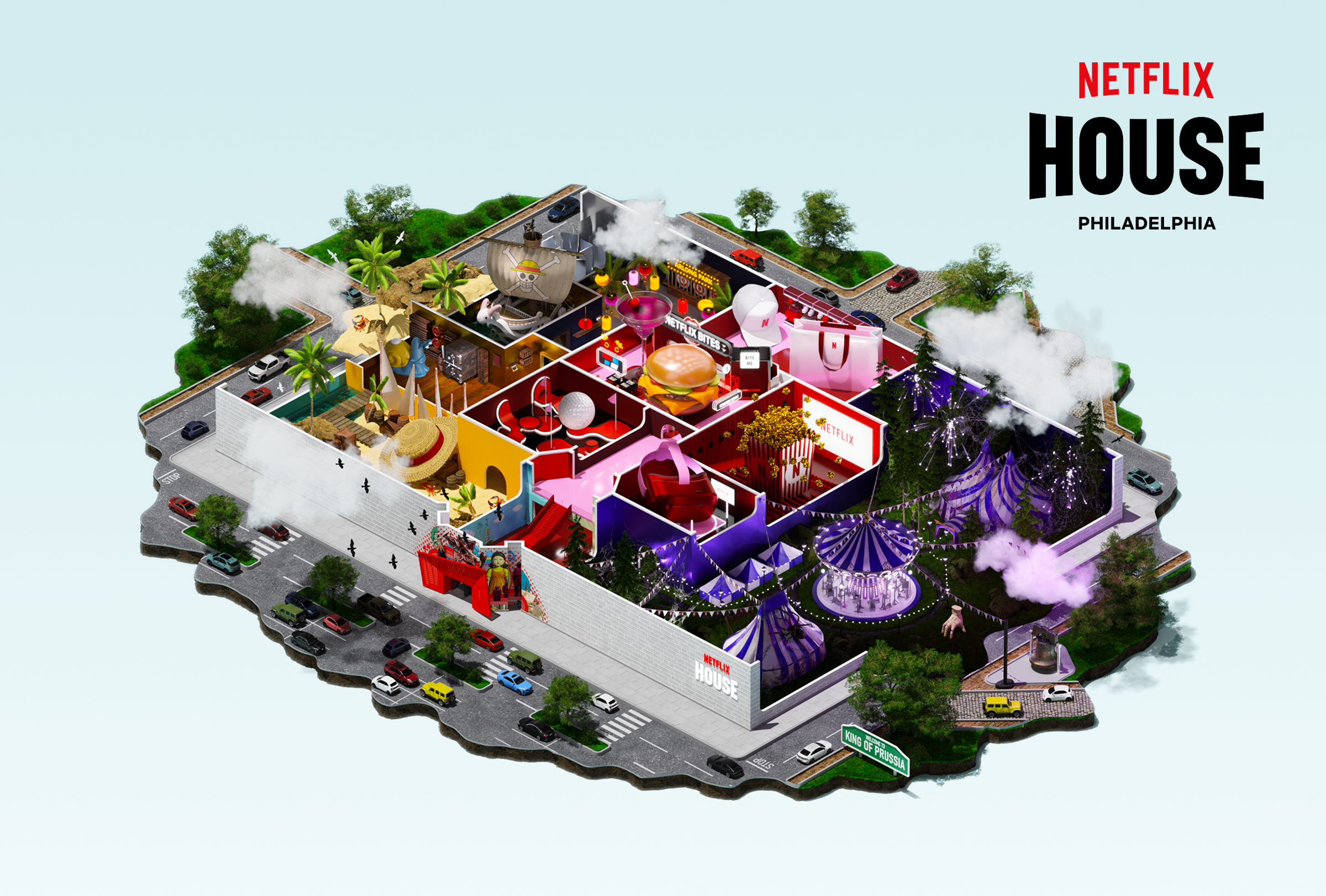  第一間Netflix之家計畫於費城登場。（Netflix提供）