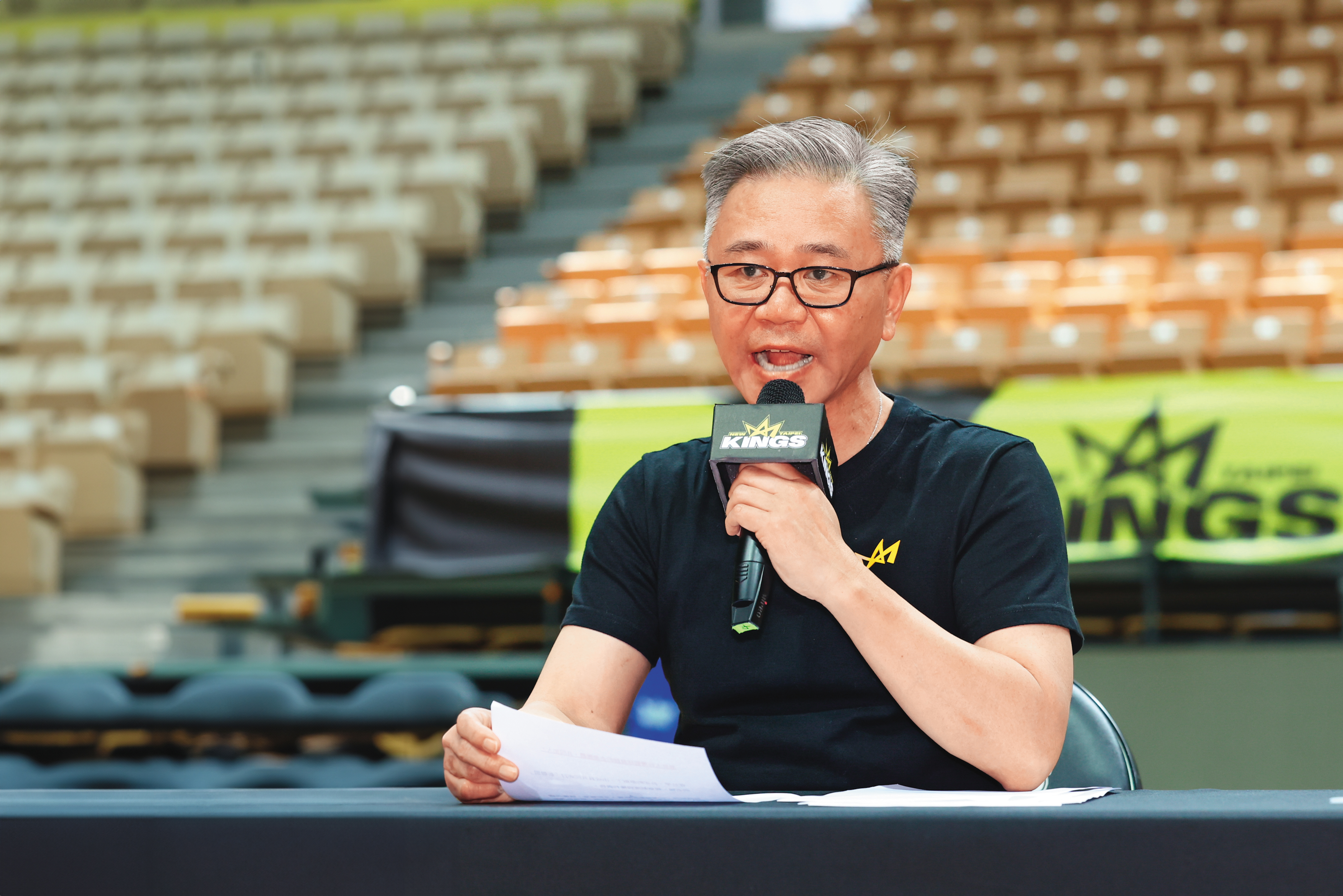 王文祥力推職籃聯盟合併，未料不到半個月就破局。（中央社）