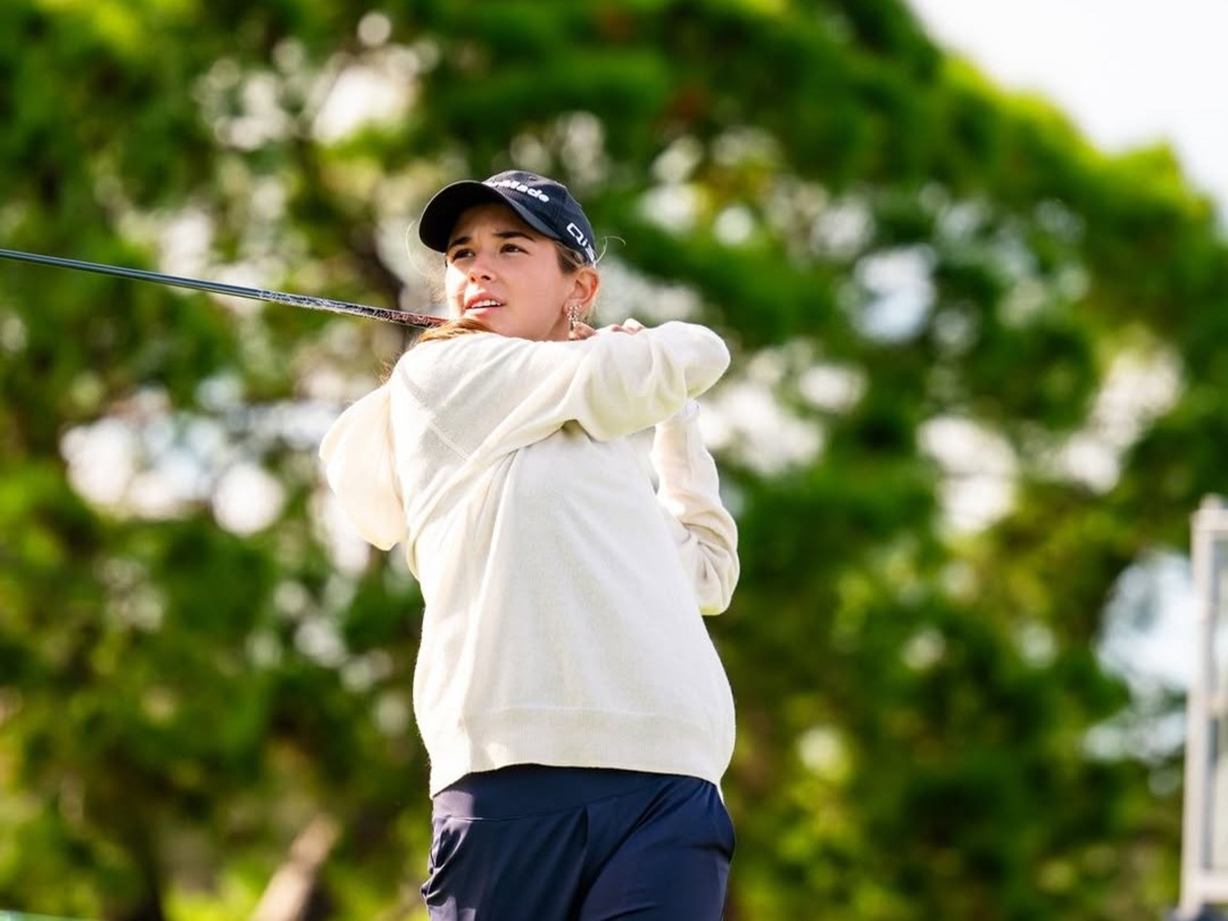 凱伊將在LPGA安妮卡蓋布里奇賽初登場。（翻攝kaitrumpgolfer IG）