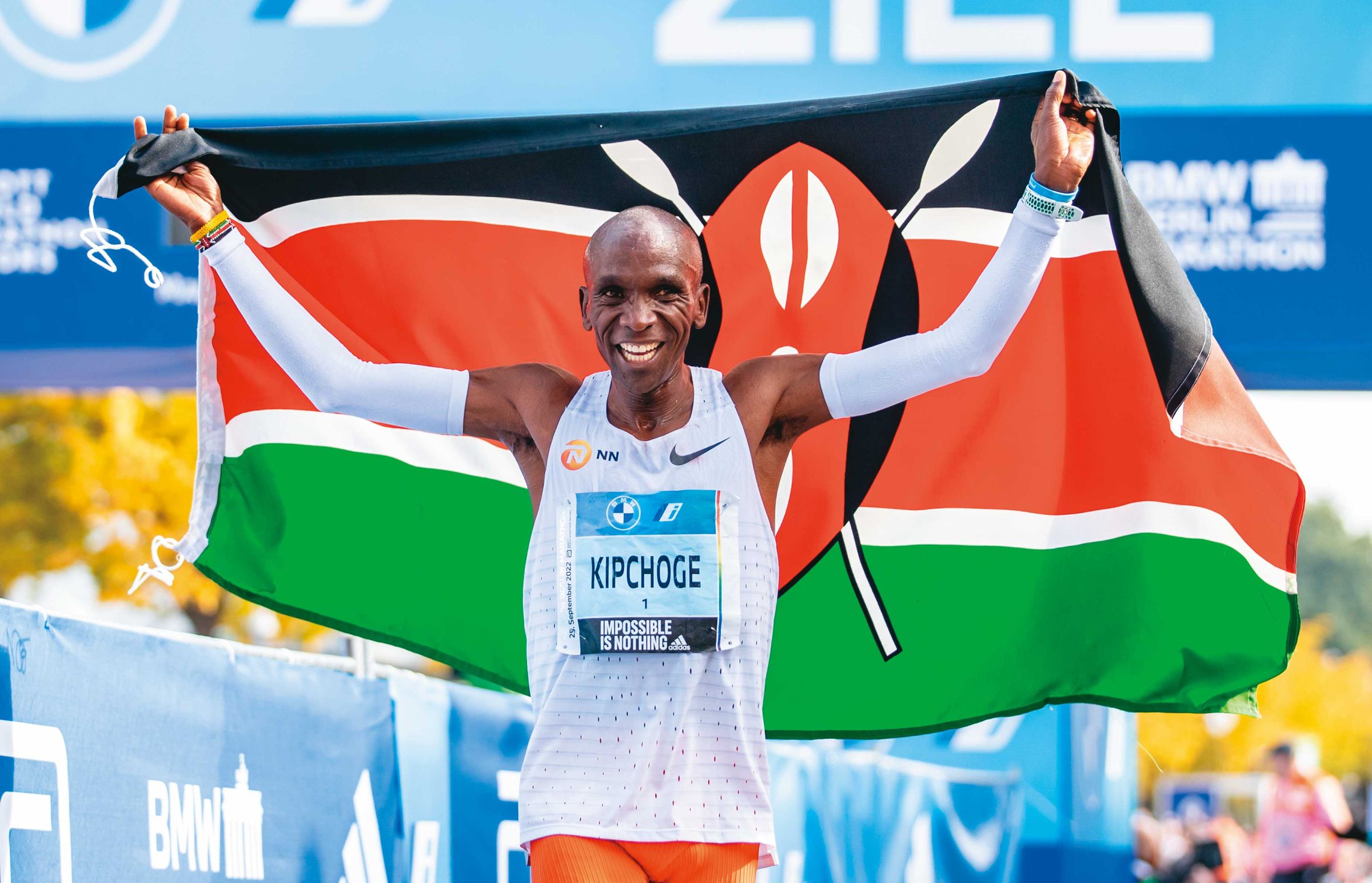 「馬拉松之神」Eliud Kipchoge挑戰奧運3連霸。(東方IC)