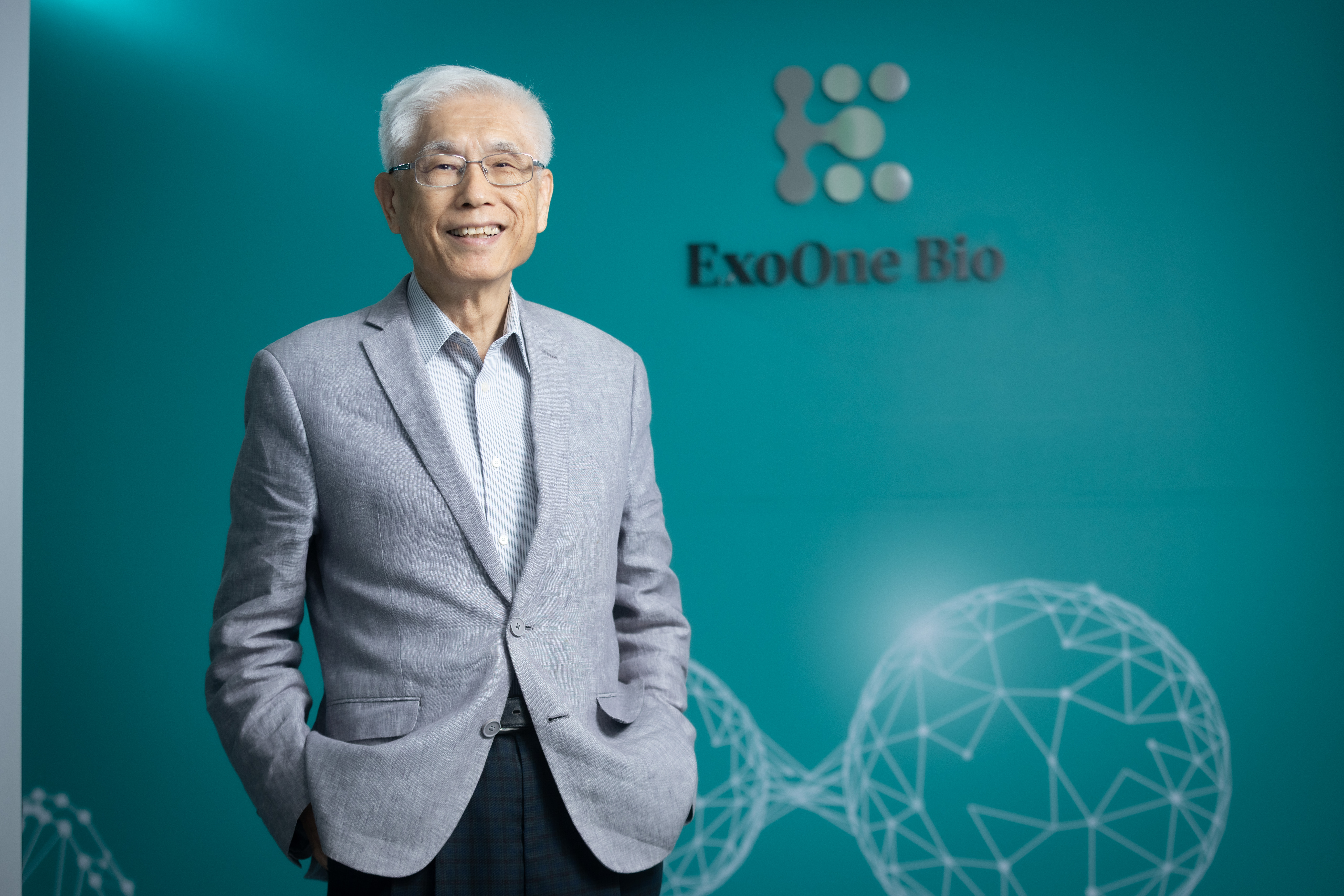 前衛福部部長林奏延，於2020年創立艾萬霖生技公司，開創外泌體新藥研發與外泌體保養品多元應用，盼為超高齡社會帶來抗衰老解方。