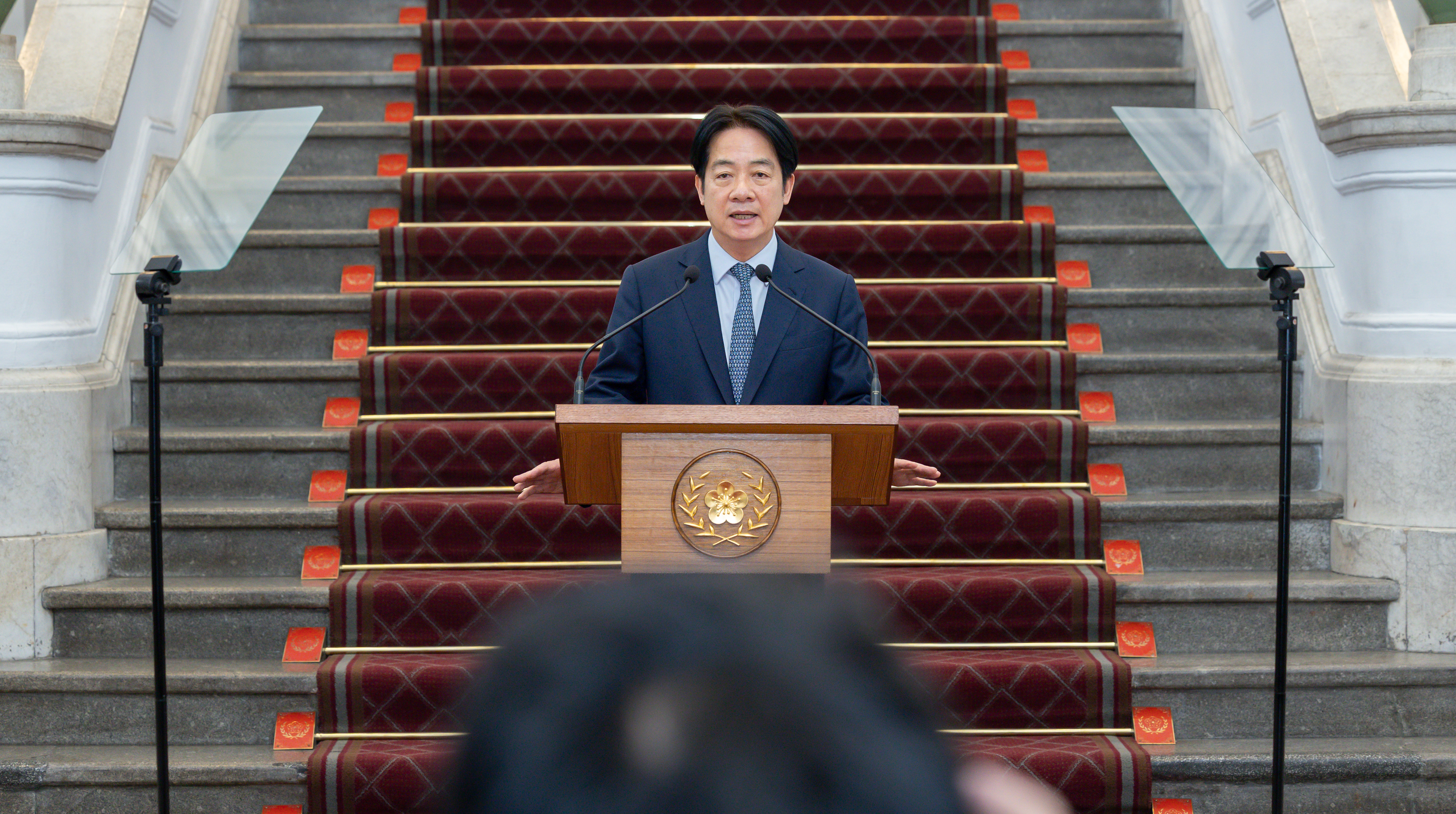 賴清德表示「中國是台灣境外敵對勢力」。（總統府提供）