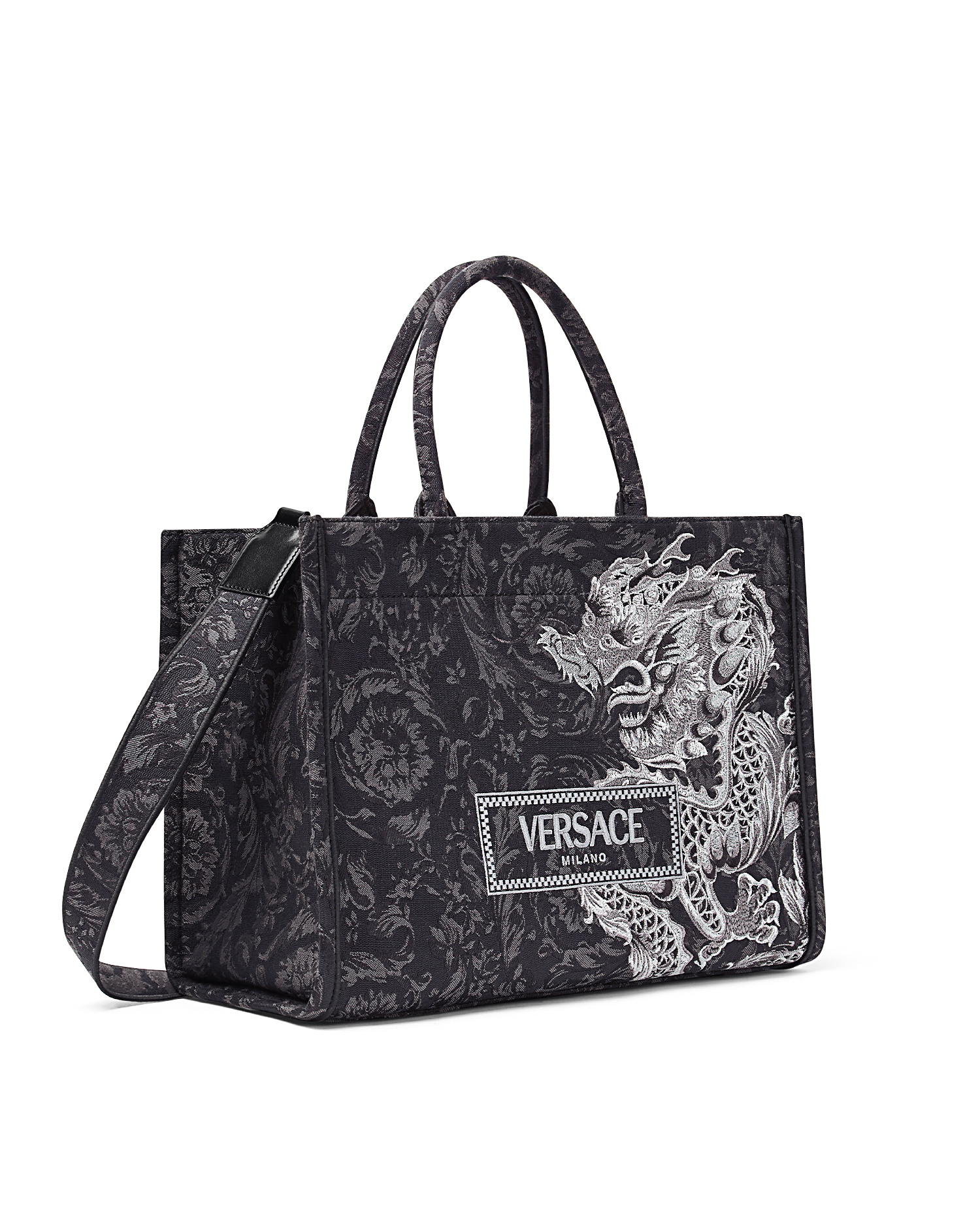 VERSACE Athena龍年特別版托特包。NT$72,500。(VERSACE提供)