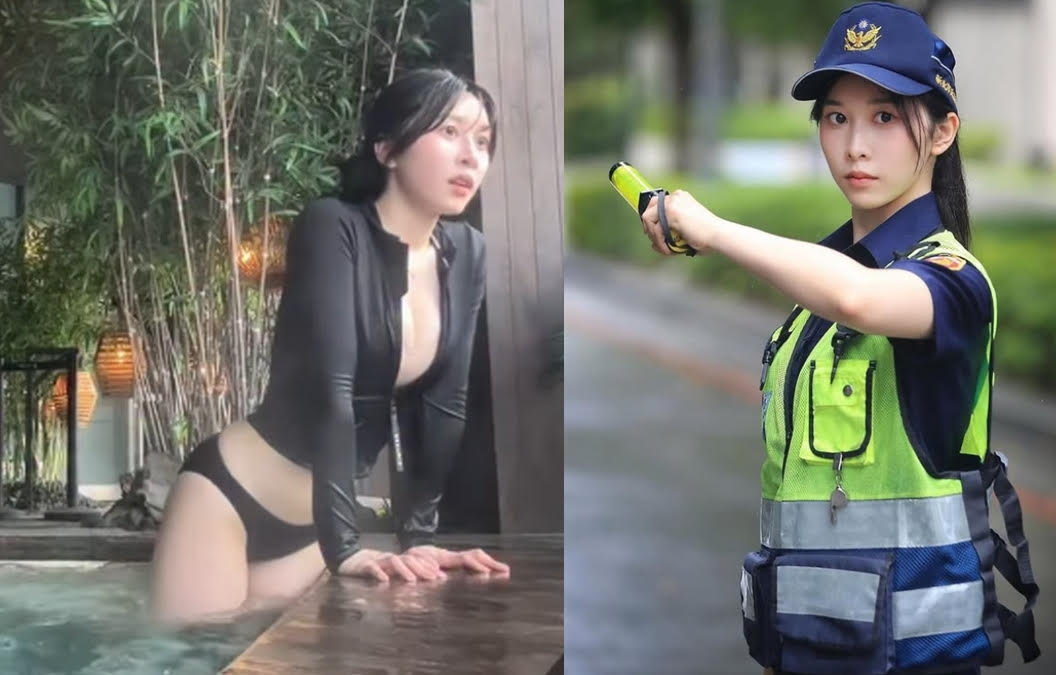 近期傳出男警與網紅女警分手後，在網上販售偷拍性愛片，新北女警曾羽榛慘遭外界過度關心。（翻攝IG@w03w2328）