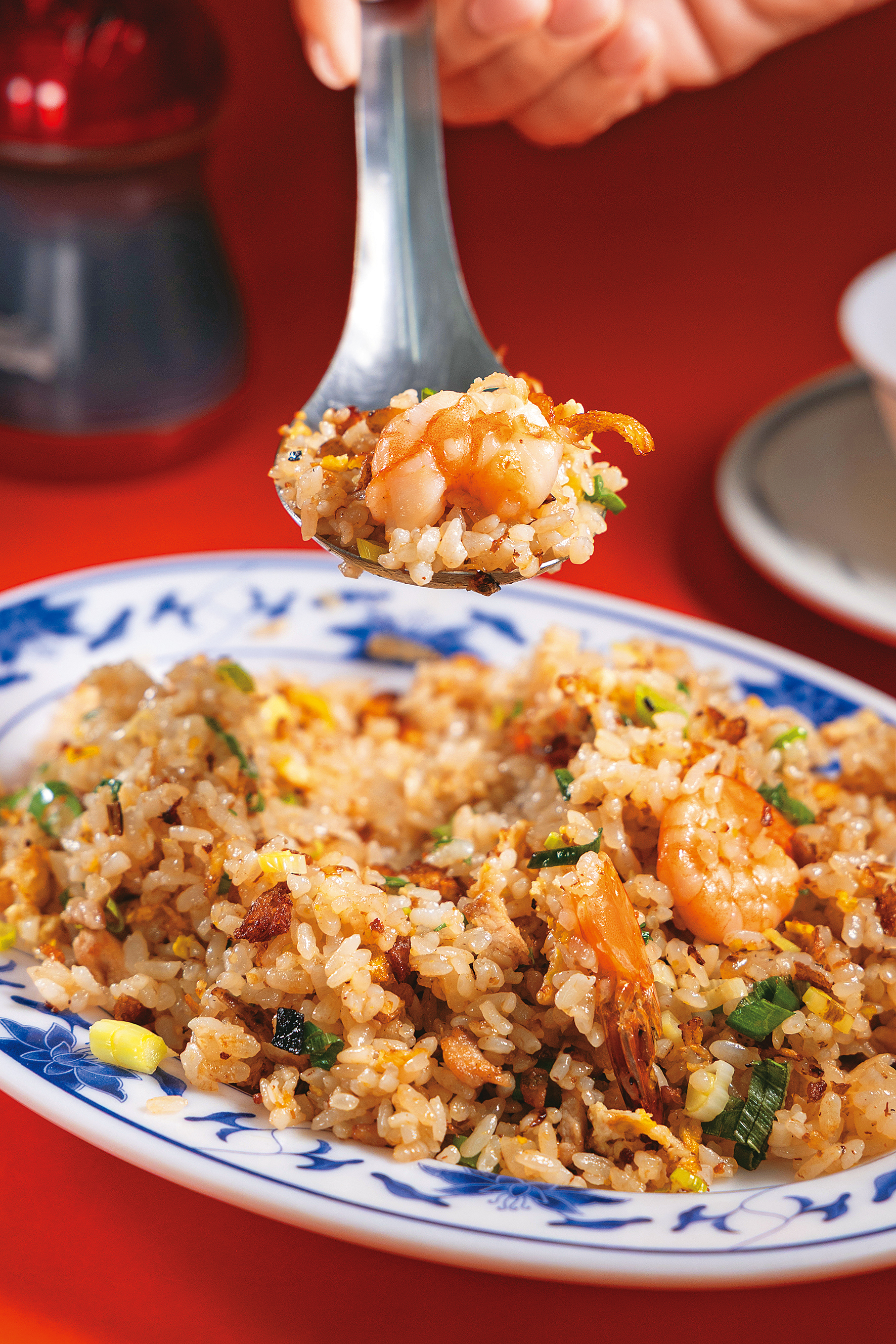 鑊氣十足的「炒飯」，也有蝦仁提味。（100元／小份）