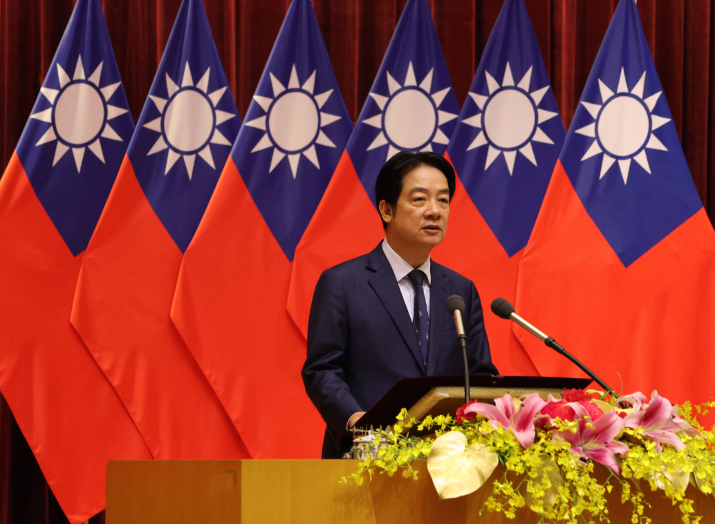 總統賴清德出席國安局局慶大會暨結訓典禮。(國安局提供)