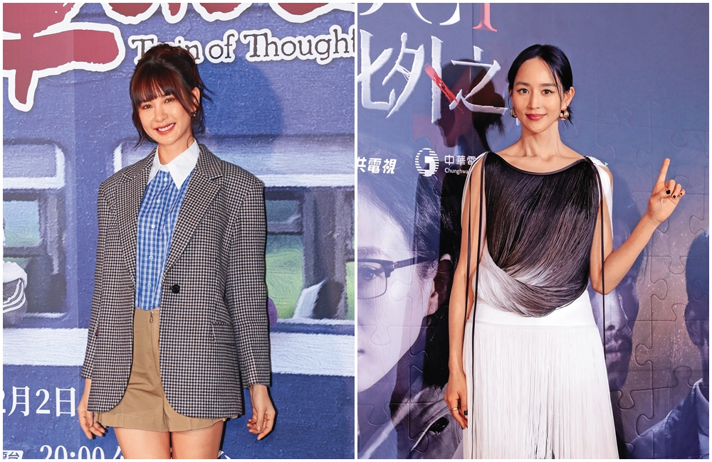 張鈞甯（右）年初就傳受邀演出台版《我們的藍調時光》。安心亞（左）在台版卡司陣容大致底定前參演，目前已開始讀本。