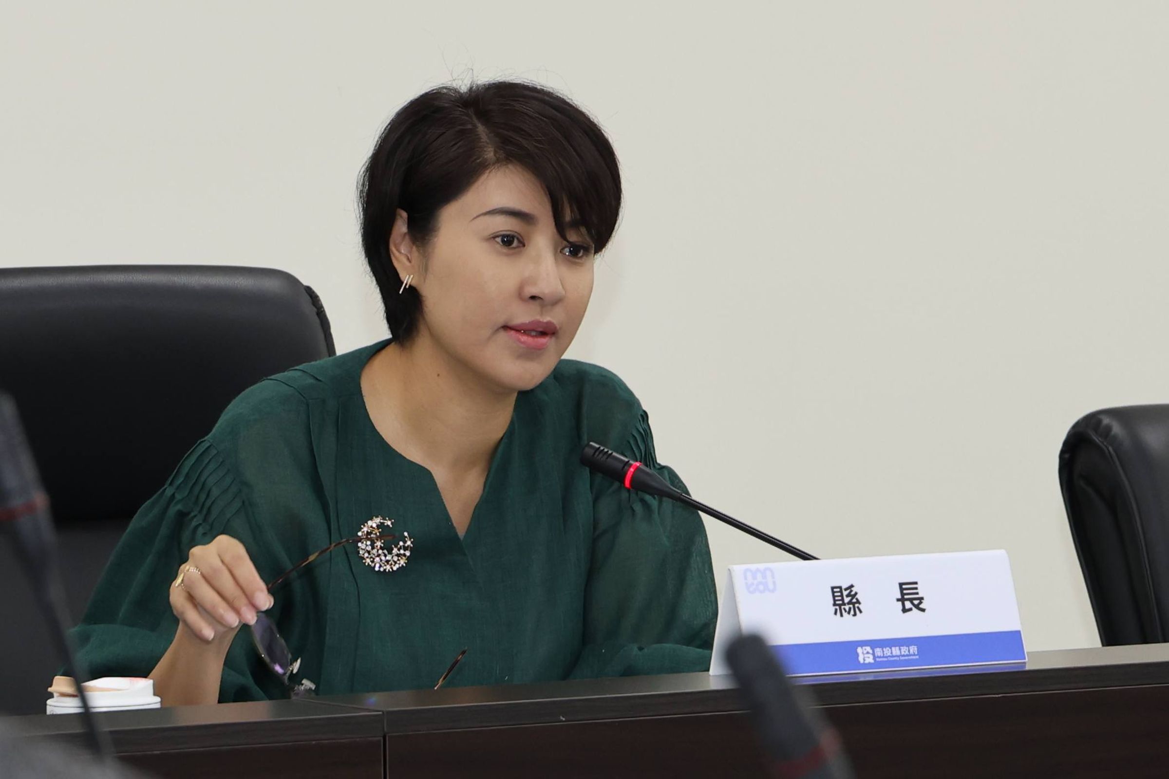 南投縣長許淑華計畫興建垃圾焚化爐,稱會比照歐洲做法,嚴格進行環評。(翻攝南投縣府官網)
