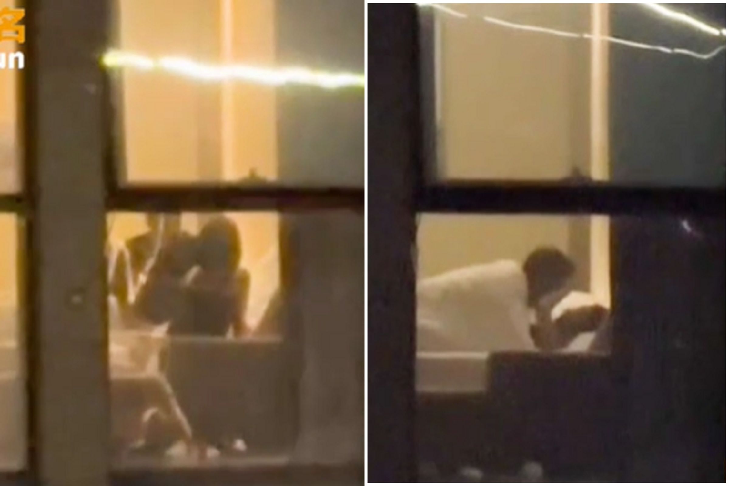男女做愛沒拉窗簾,都被好色鄉民完全直擊。(翻自《黑料網》)