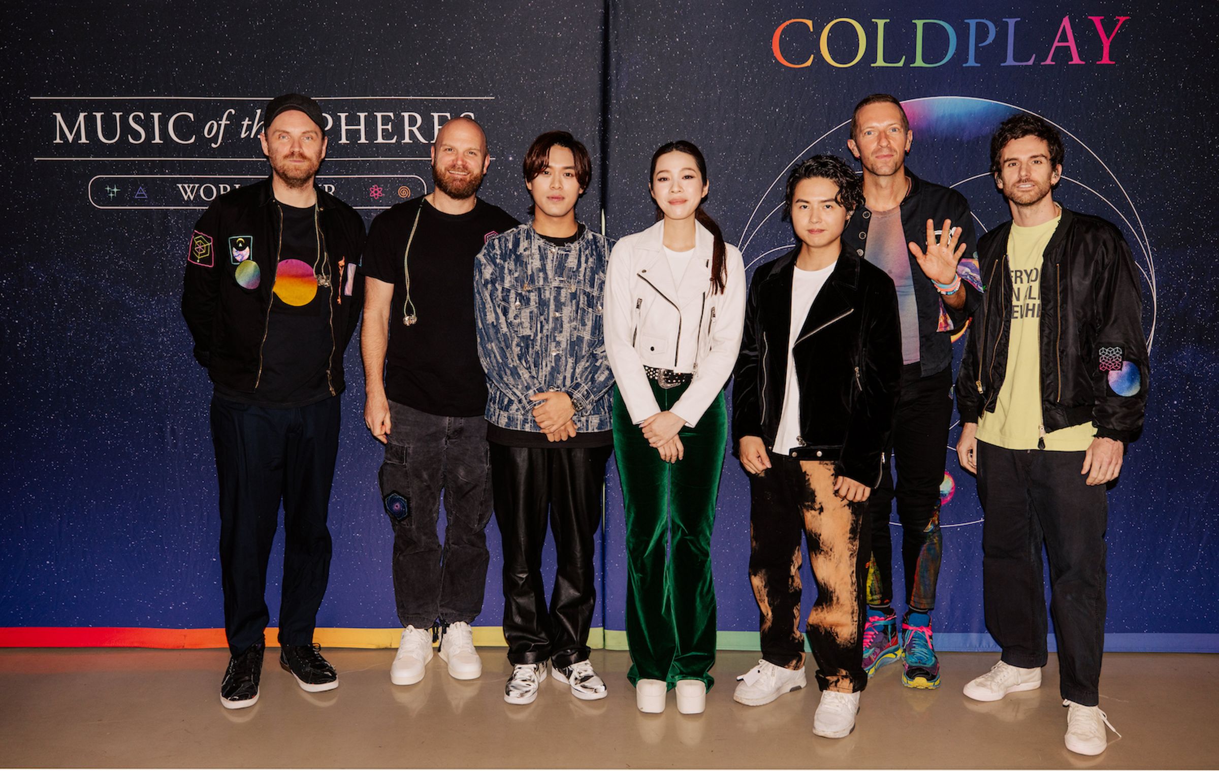 告五人為Coldplay當開場嘉賓,直呼不敢相信。(相信音樂提供)
