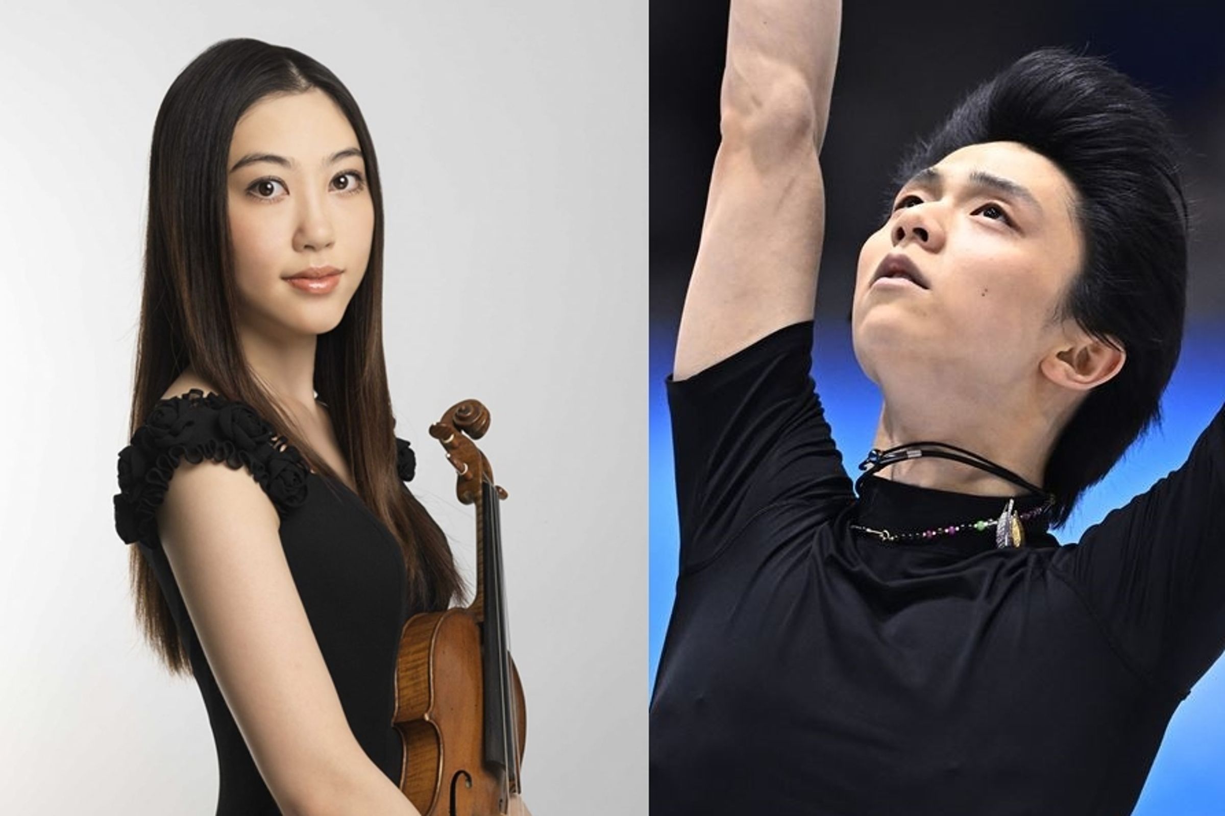 羽生結弦(右)就算「賠錢」也要賤賣與前妻、美女小提琴家末延麻裕子的短命婚房。(翻攝網路)