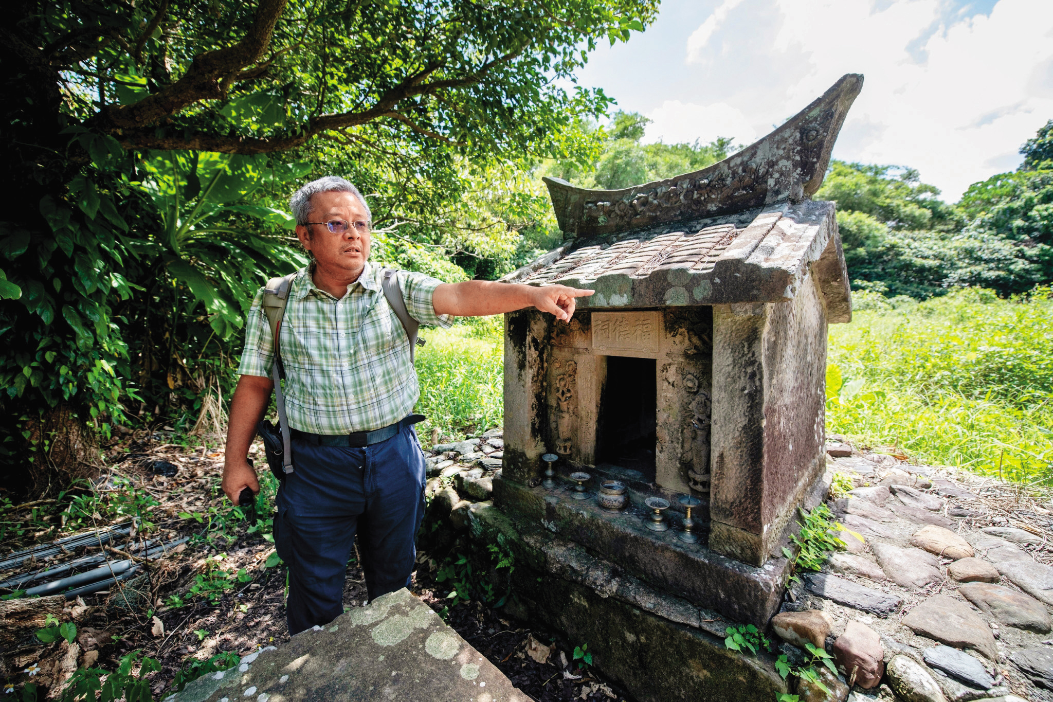文資學者蕭文杰（圖）痛批柯市府毀滅文化資產。（翻攝蕭文杰臉書）