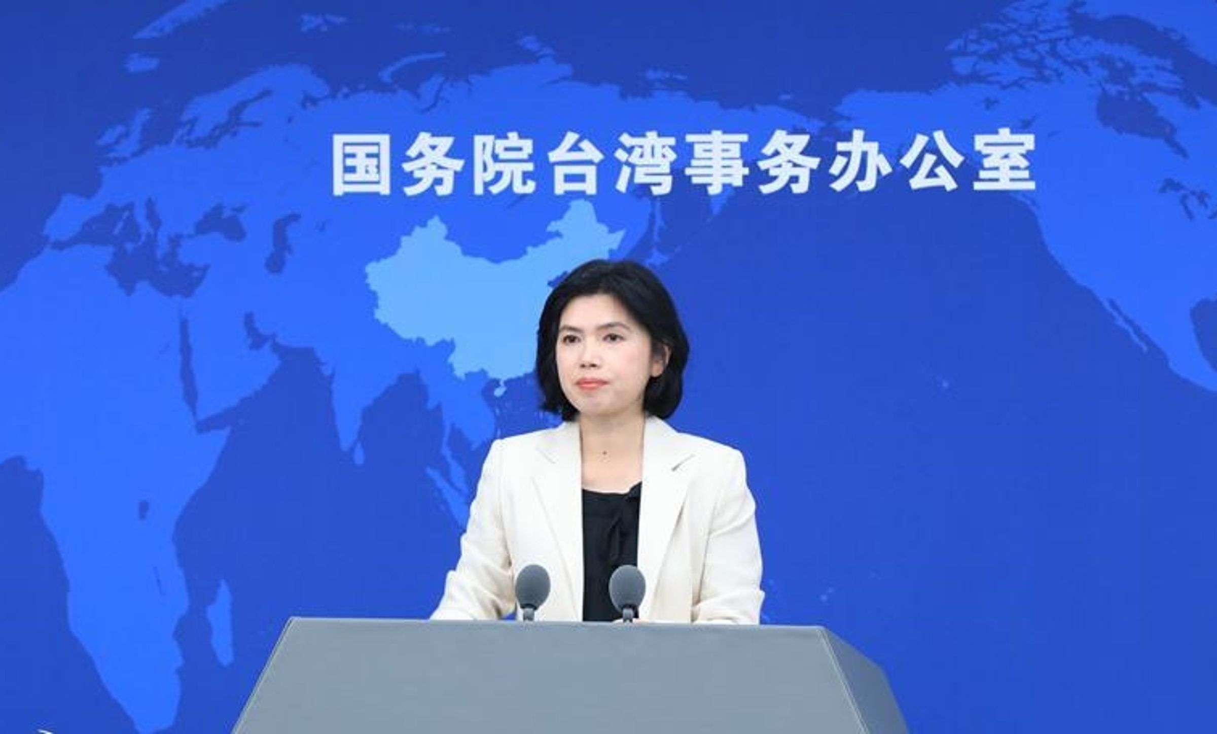 朱鳳蓮今日表示,將邀請包含台灣同胞在內的各界代表人士出席,與中國同胞共同銘記歷史、緬懷先烈,共享做「堂堂正正中國人」的自豪和尊嚴。(翻攝自微博@國台辦發布)