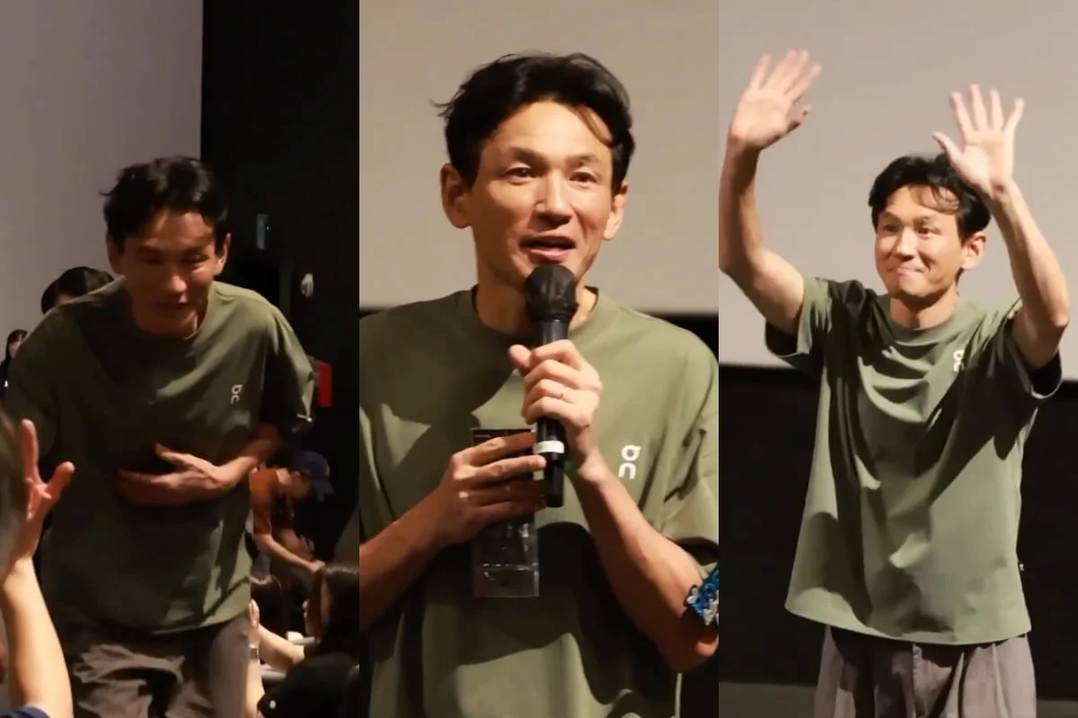 黃晸珉昨(29日)仍勤跑電影《希望:末日血戰》影人場與觀眾互動。(網路圖片)