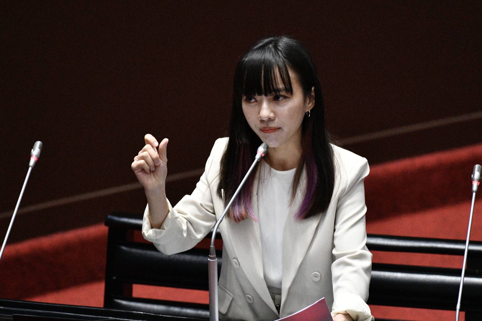 綠委黃捷質疑藍委柯志恩在《財政收支劃分法》修正草案中，未積極捍衛高雄立場，不僅龜縮不敢吭聲，只有卸責推諉。（本刊資料照）