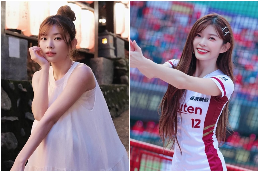 「啦啦隊女神」林襄與穎樂，近日被女星黃小柔點名就是占座的人。（翻攝自林穎樂IG）