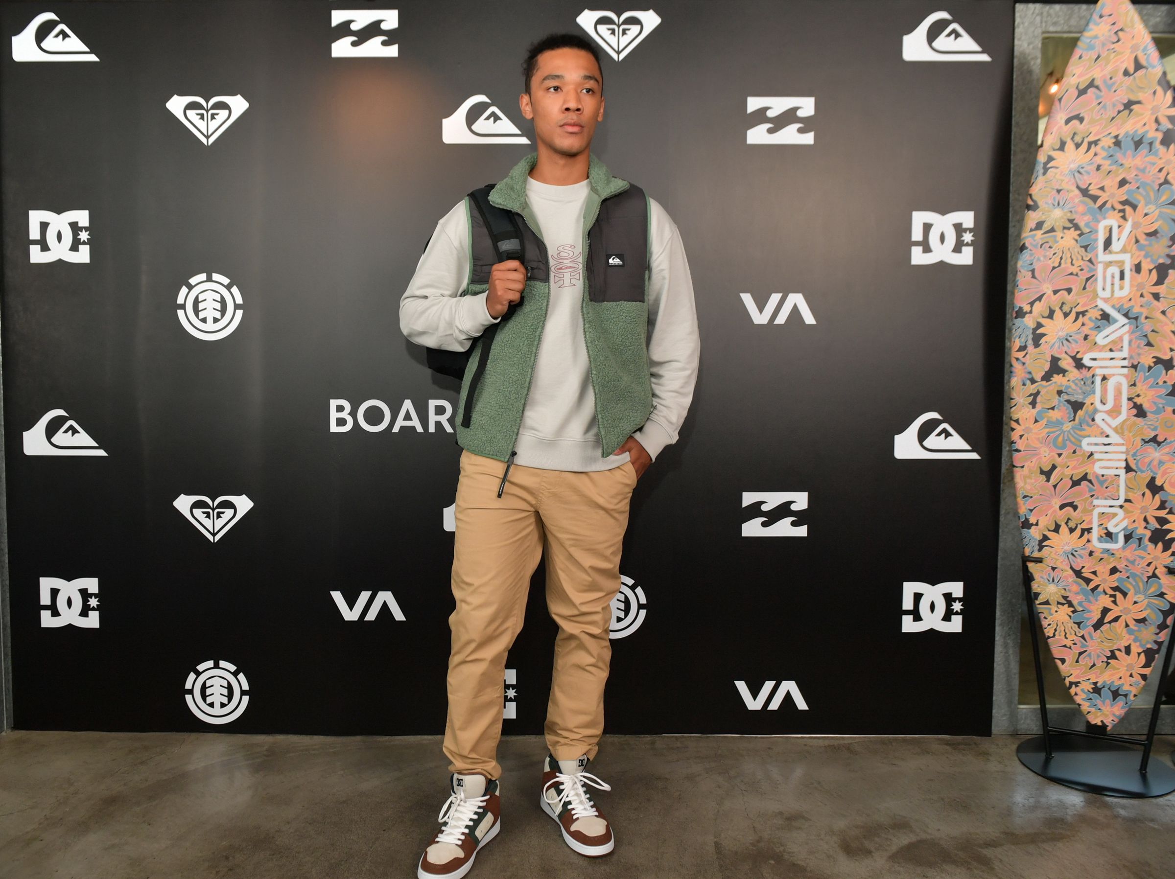 QUIKSILVER 戶外休閒TERRIN系列採用環保回收材質製成。