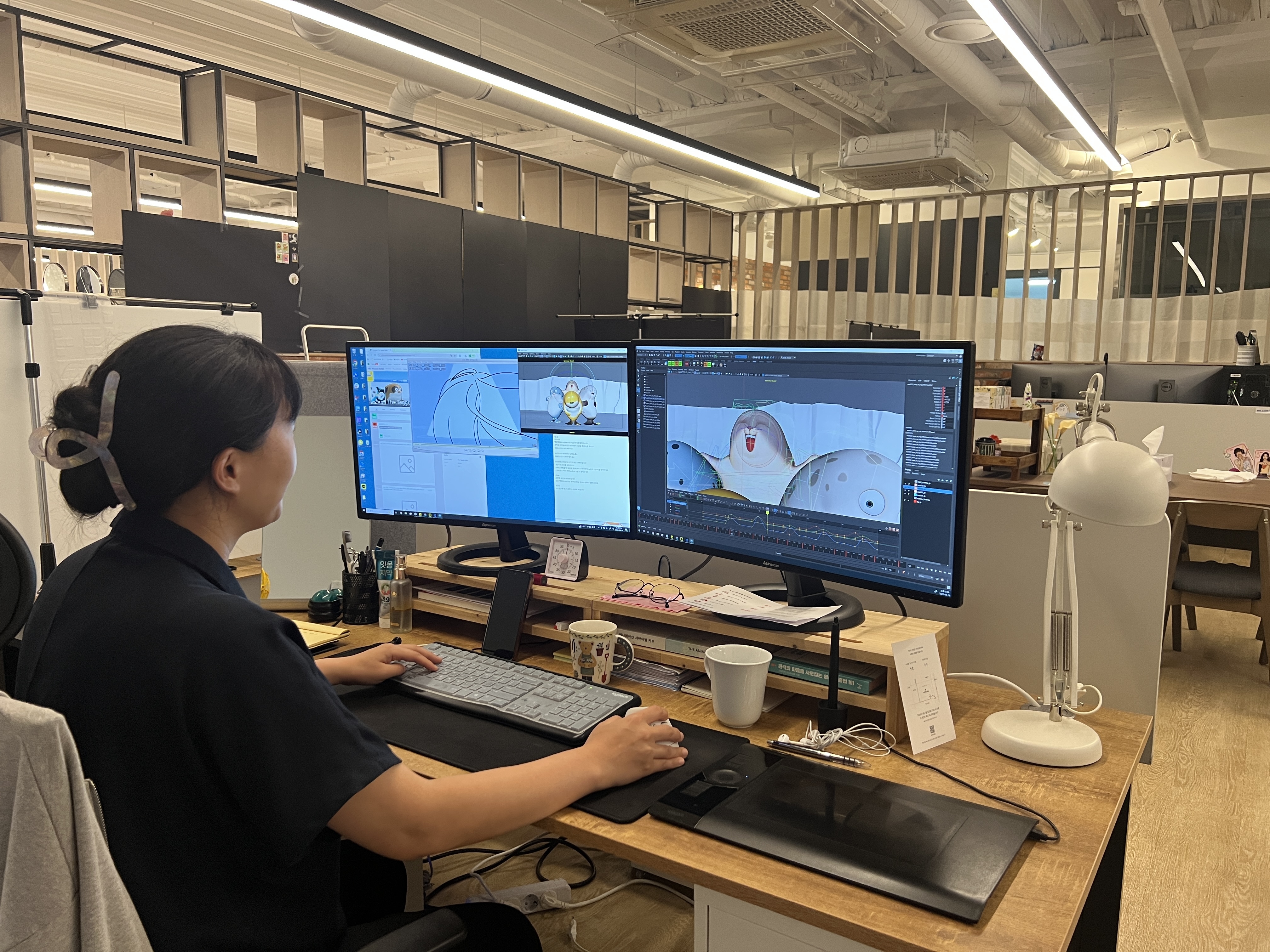 《海豹看看》動畫採邊做邊上架的模式，一季的動畫製作期需要近2年。（小公視提供）