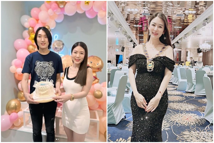 彰化縣花壇鄉近來出現引發關注的大幅美女看板，真實身分大有來頭。（翻攝臉書黃倩儀）