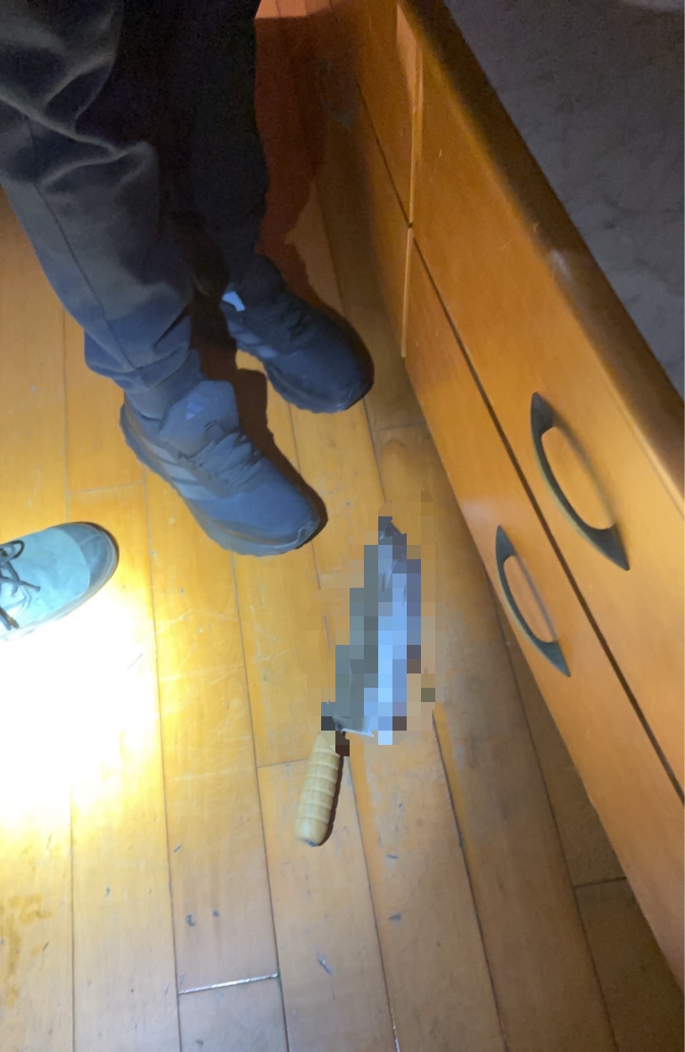 天母美式餐廳爆砍人。(警方提供)