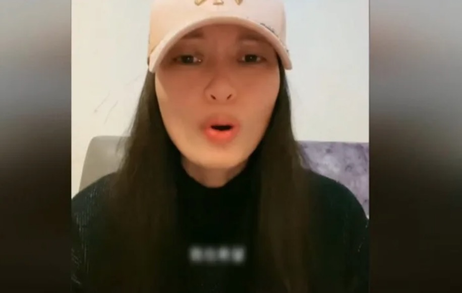 亞亞在影片中強調表，「即使離開也希望是清白的離開」。（翻攝自抖音）
