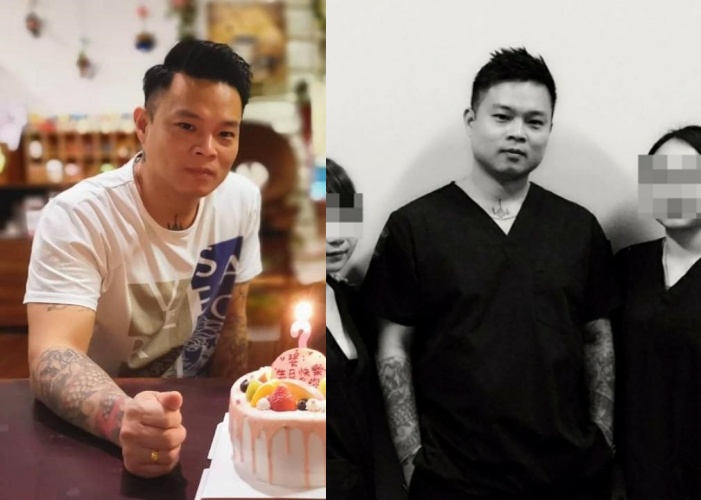 陳修將昨日試圖抵抗，狂噴辣椒水，最終仍遭警方強力圍捕。（翻攝自陳修將、76行者臉書）