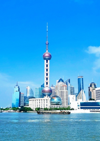 東方明珠塔為上海著名地標。（翻攝自微博）