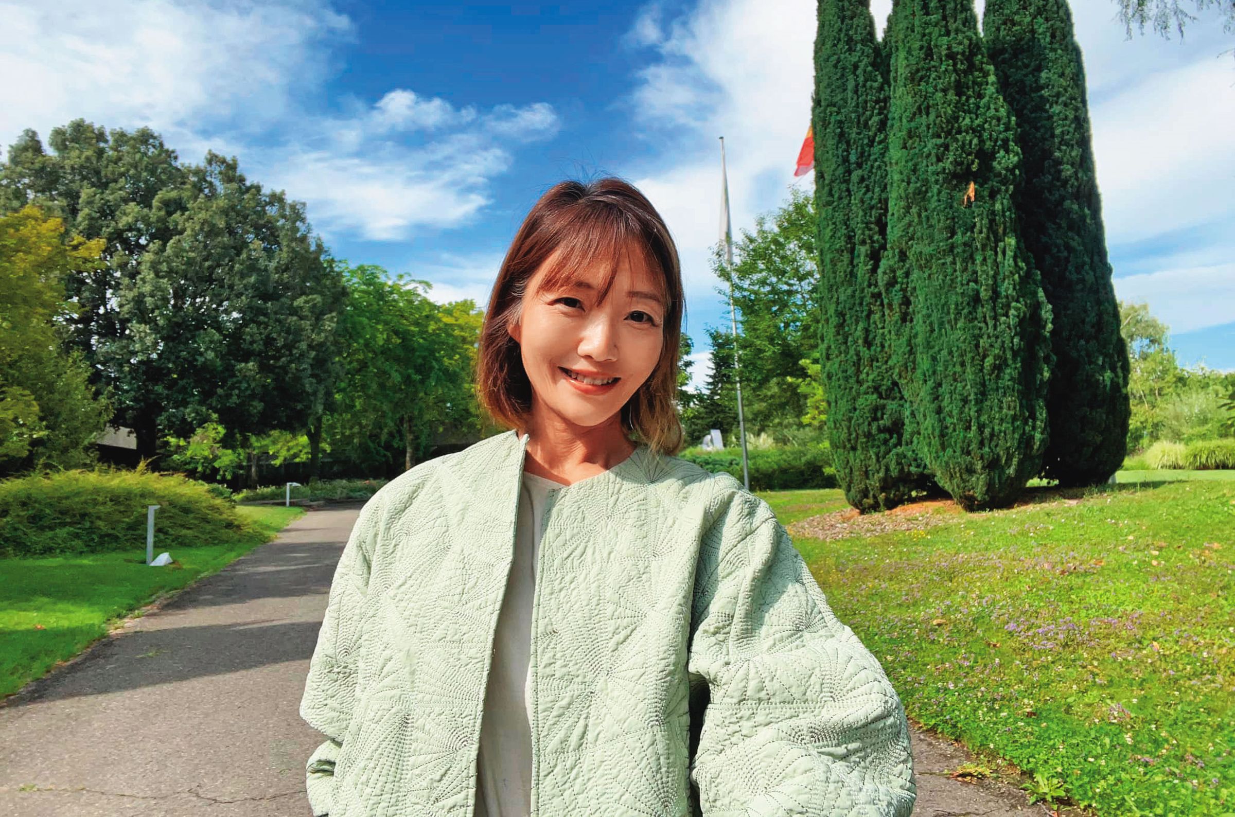 李天怡因官司淡出新聞圈後,轉戰旅遊業,常在臉書分享各地美景。(翻攝李天怡臉書)