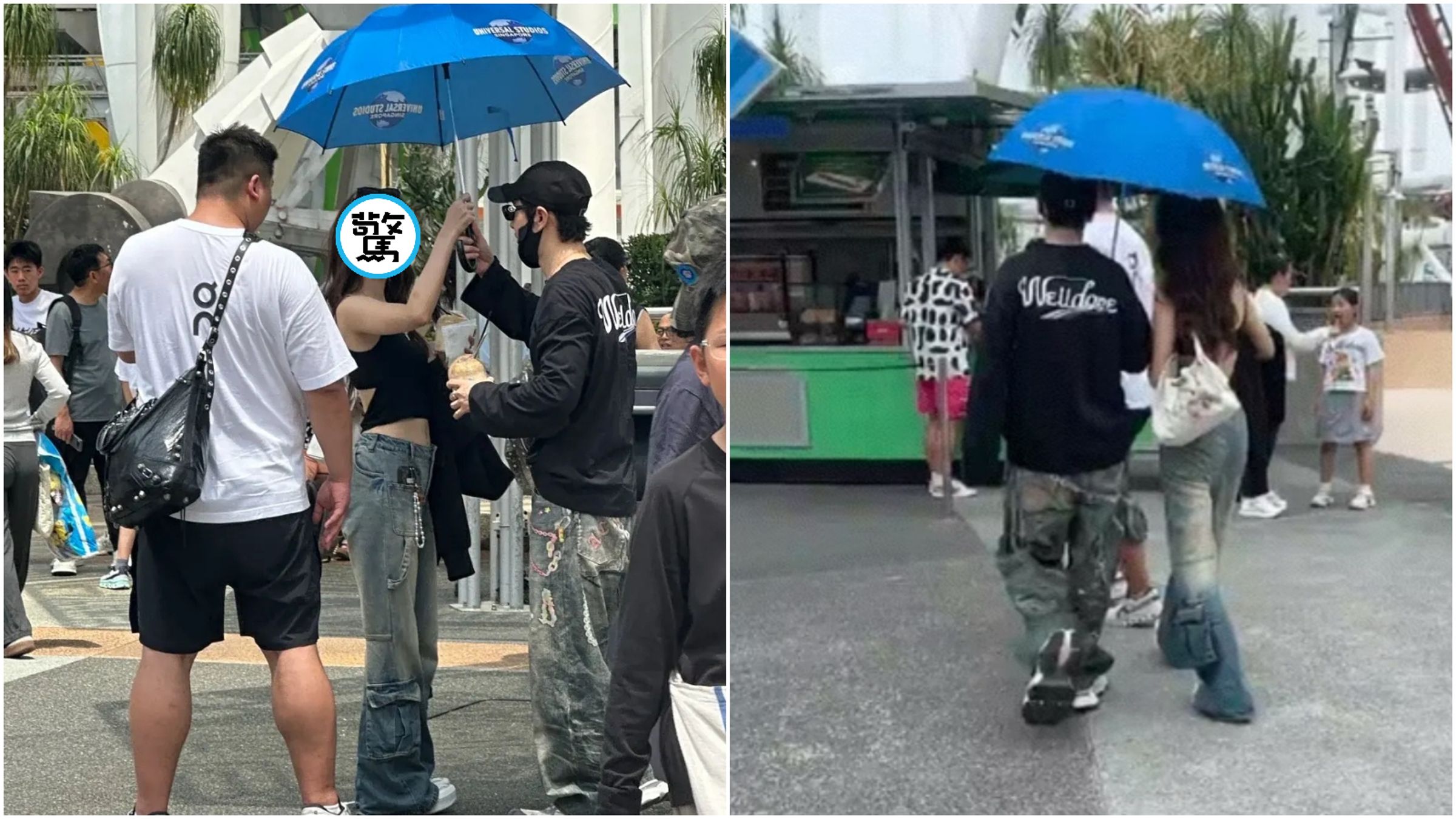 黃曉明疑似新歡長相曝光。(翻攝微博)